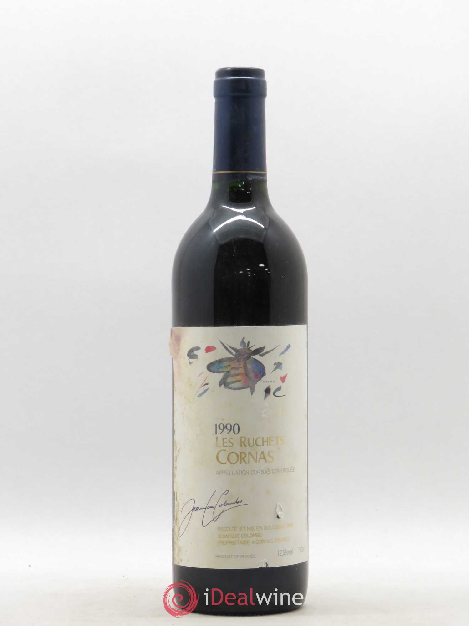 Cornas les Ruchets Jean-Luc Colombo 1990 - Posten von 1 Flasche - 0