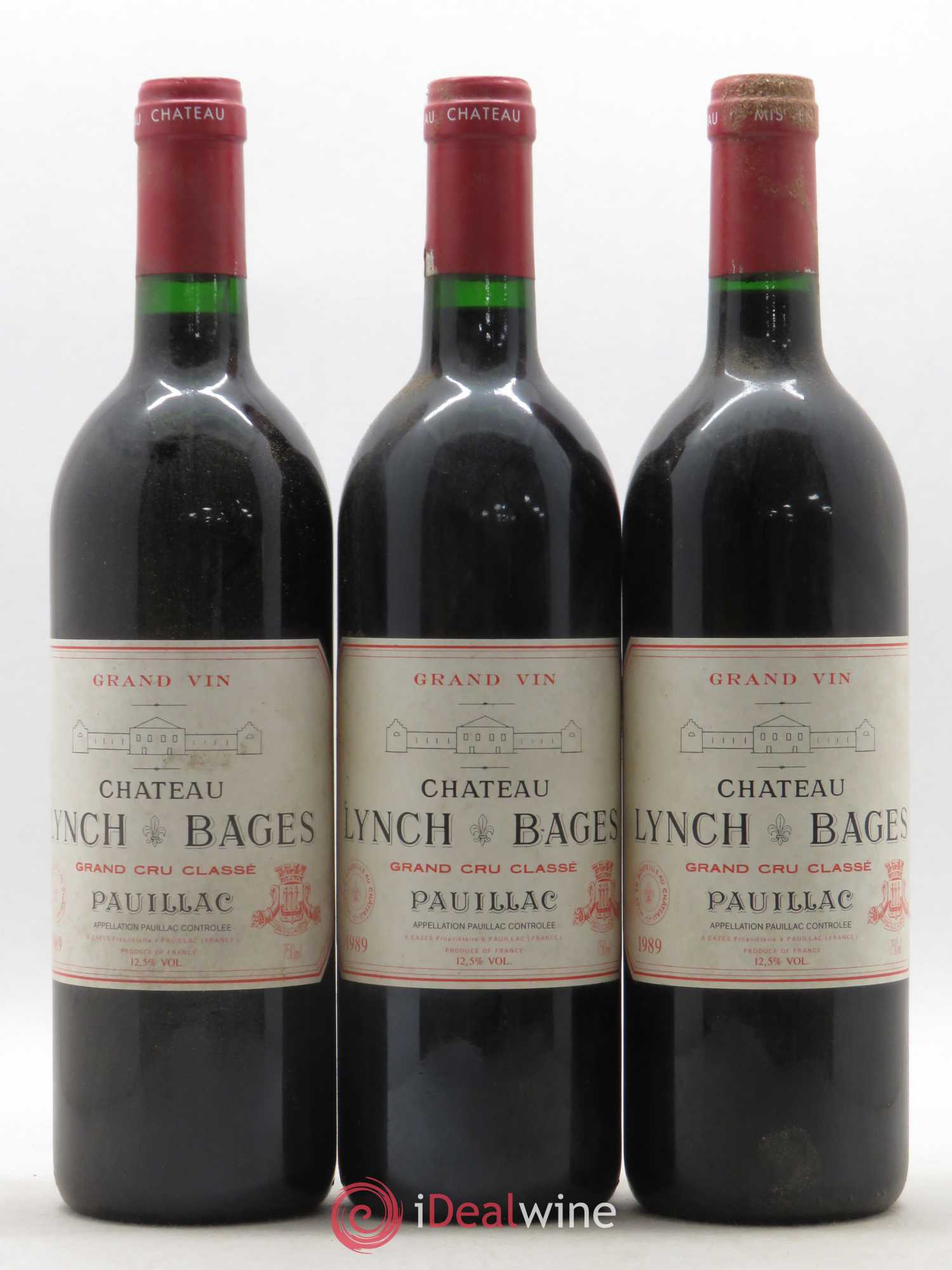 Château Lynch Bages 5ème Grand Cru Classé 1989 - Lot de 12 bouteilles - 4