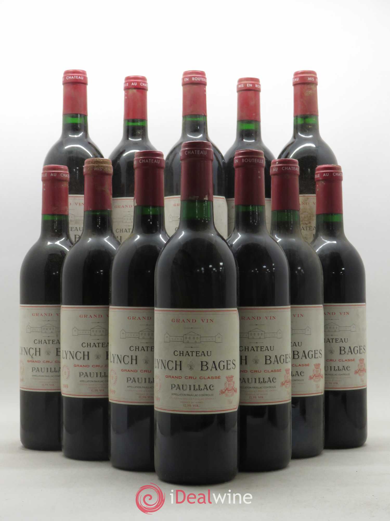 Château Lynch Bages 5ème Grand Cru Classé 1989 - Lot de 12 bouteilles - 0