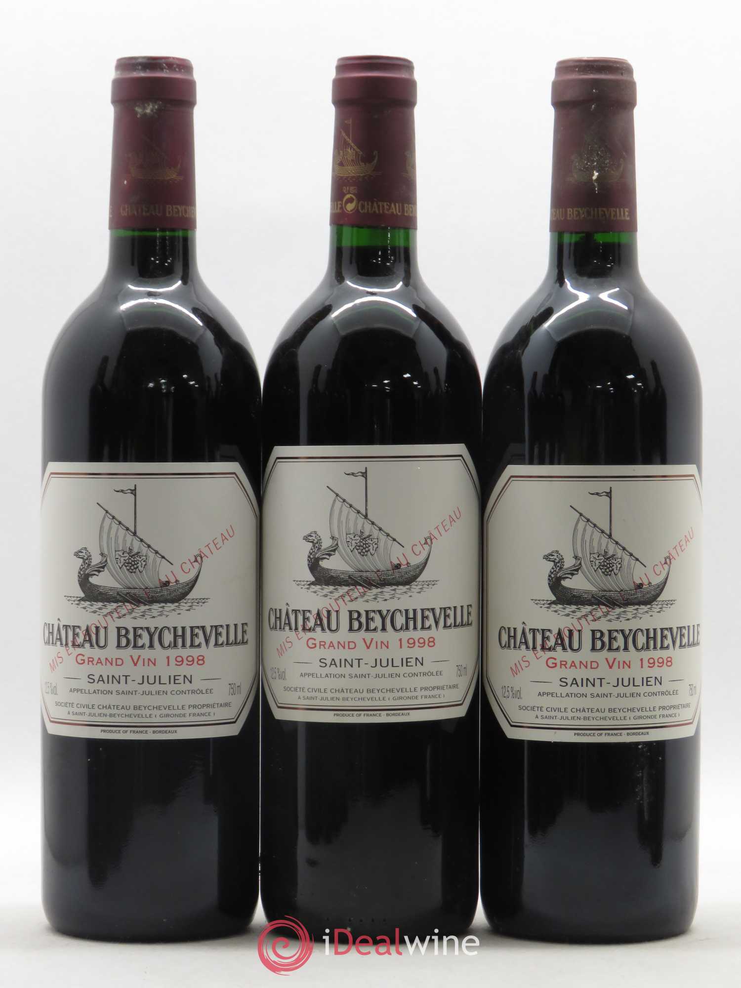Château Beychevelle 4ème Grand Cru Classé 1998 - Lot de 12 bouteilles - 2