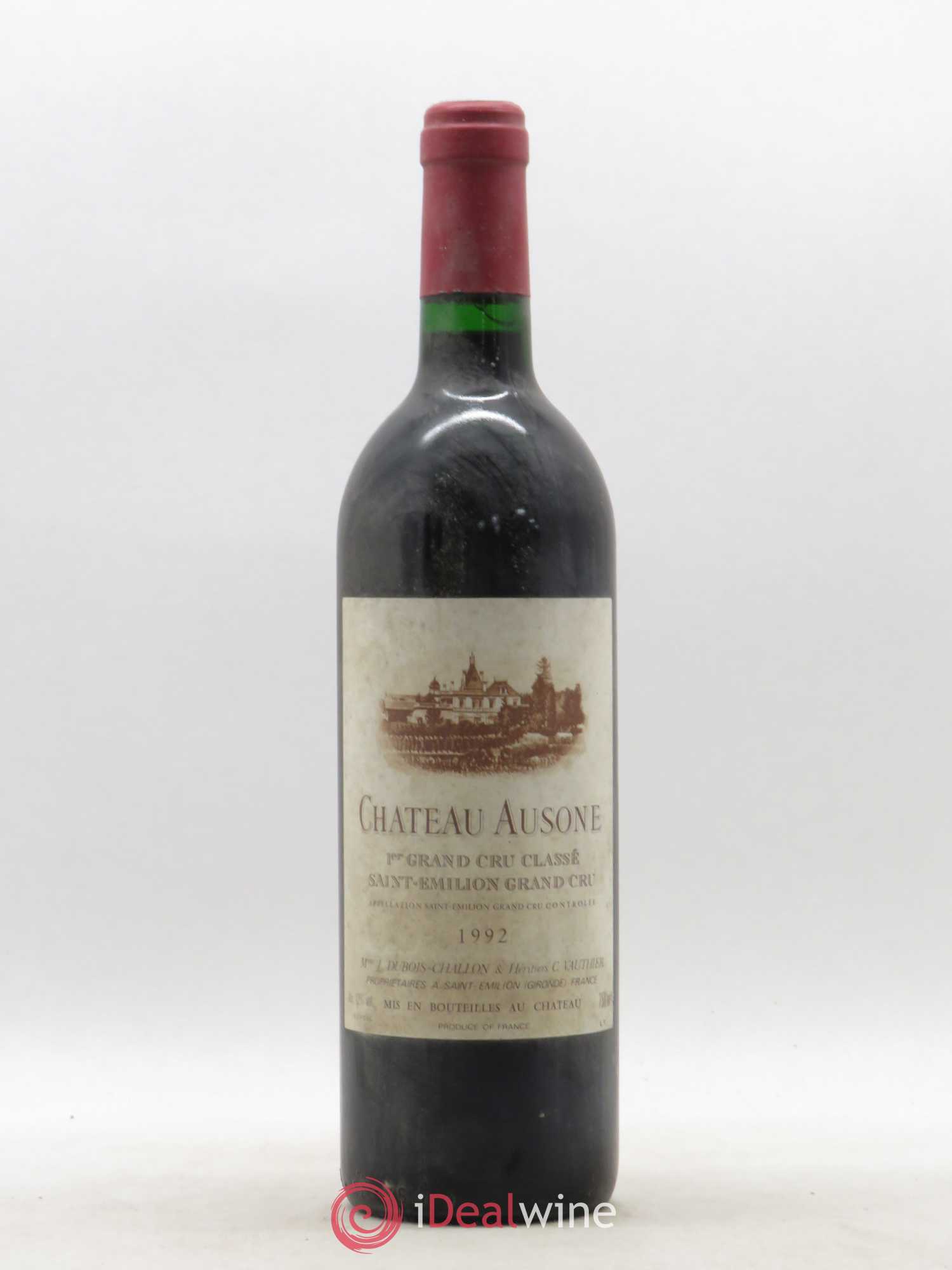 Château Ausone 1er Grand Cru Classé A 1992 - Lot de 1 bouteille - 0