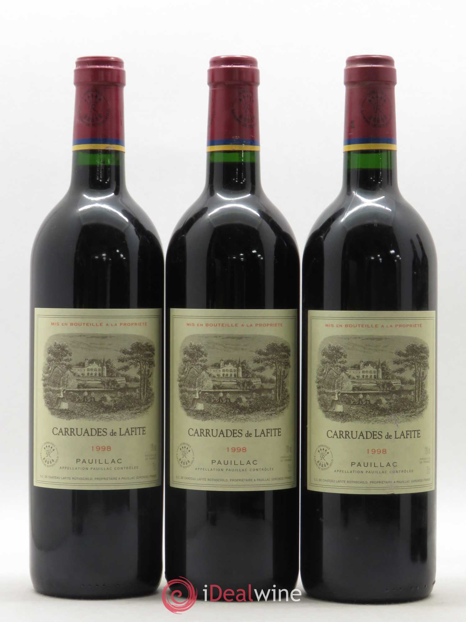 Carruades de Lafite Rothschild Second Vin 1998 - Lot de 12 bouteilles - 5