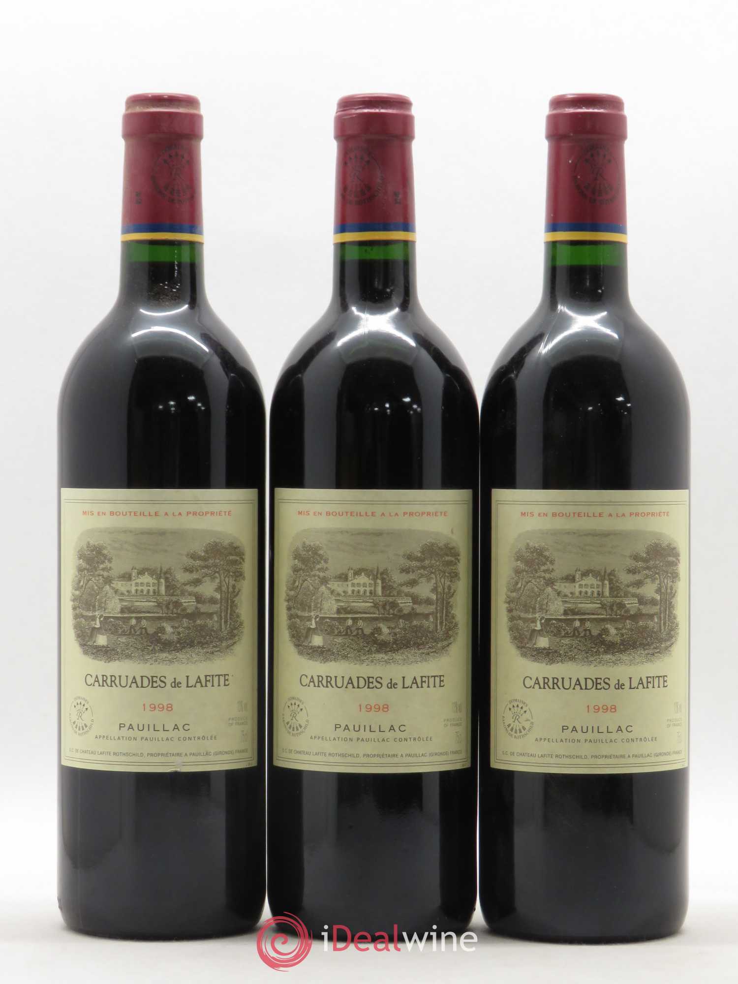 Carruades de Lafite Rothschild Second Vin 1998 - Lot de 12 bouteilles - 7