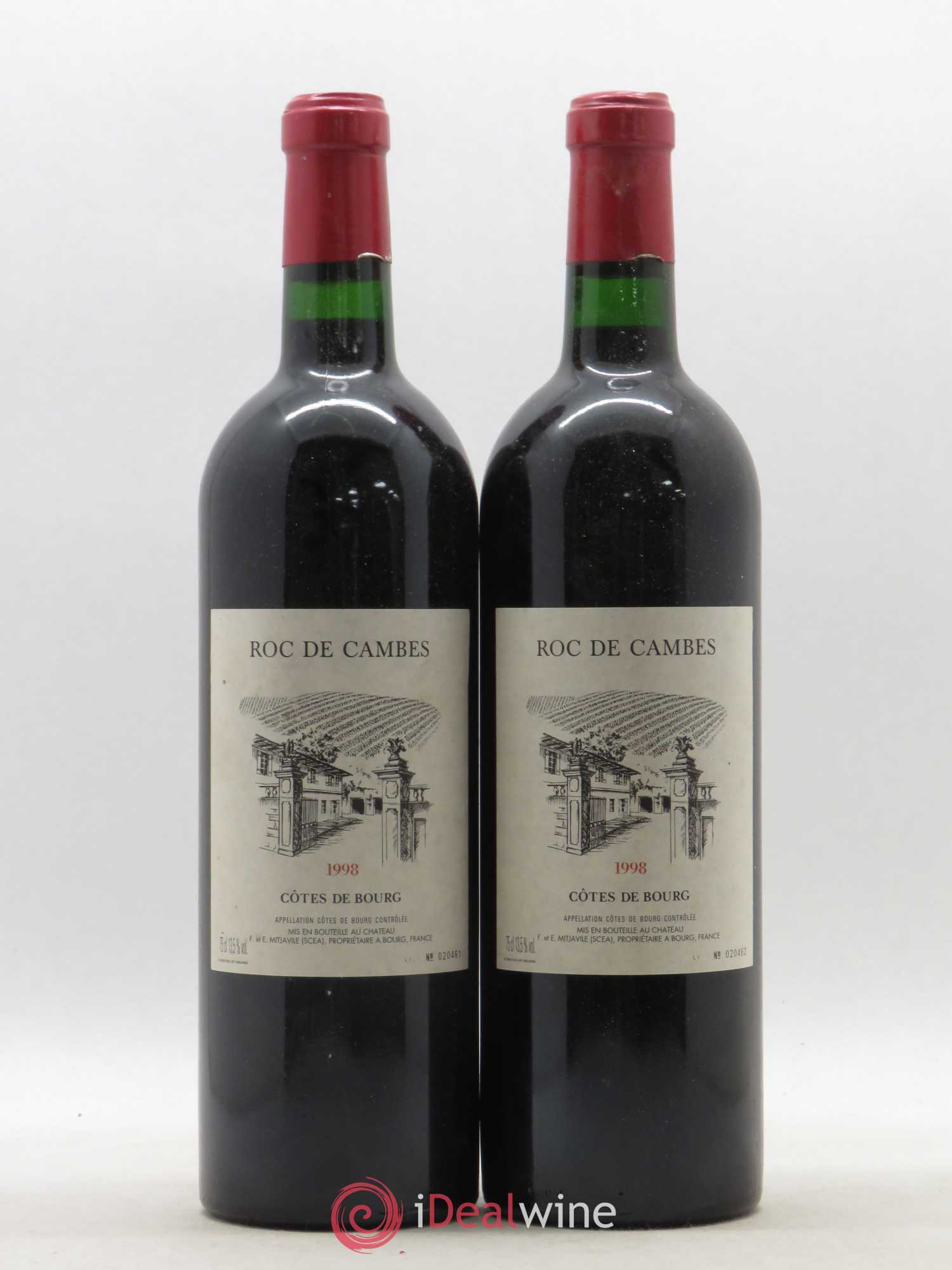 Roc de Cambes 1998 - Posten von 2 Flaschen - 0