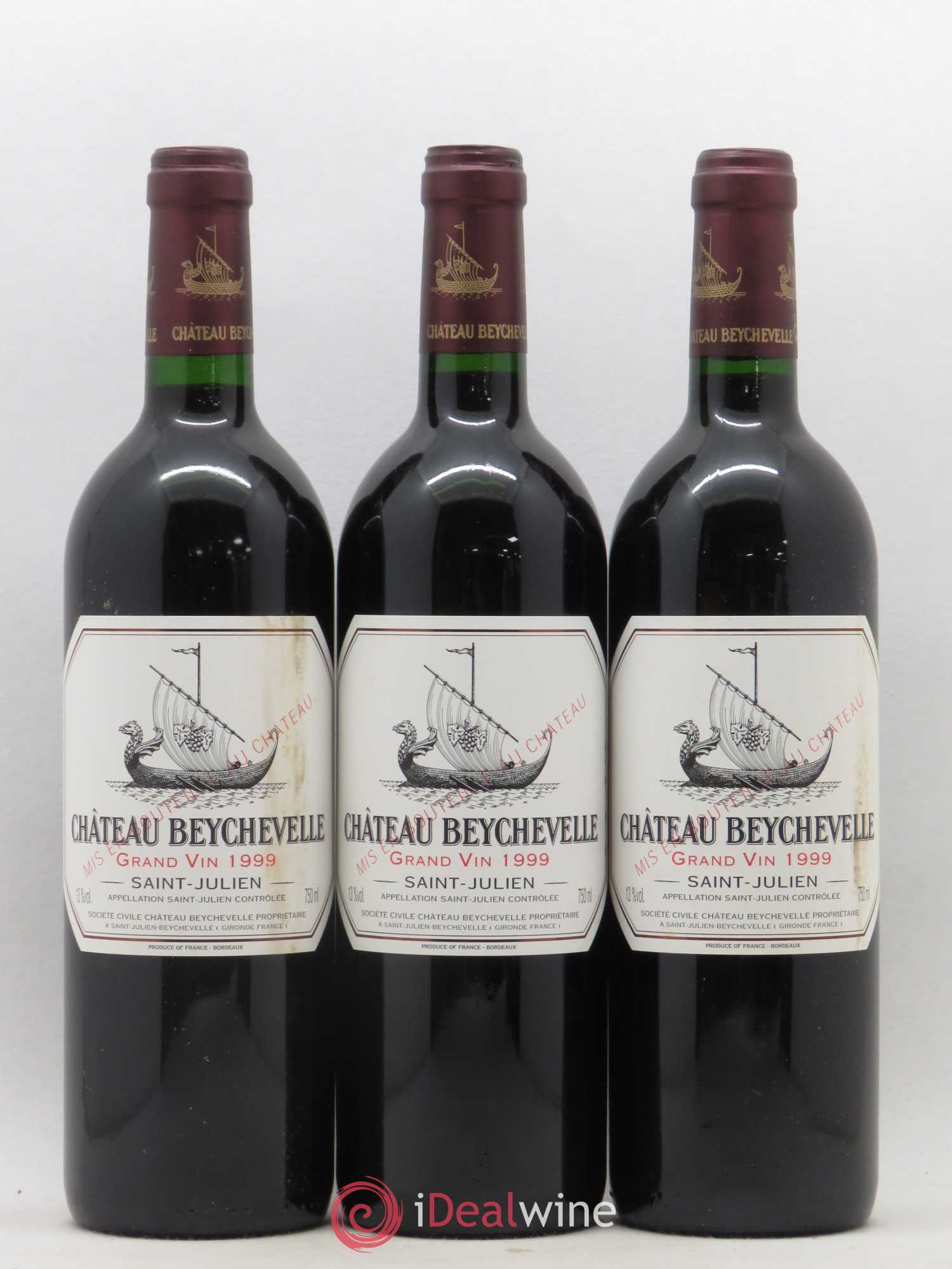 Château Beychevelle 4ème Grand Cru Classé 1999 - Lot de 12 bouteilles - 1