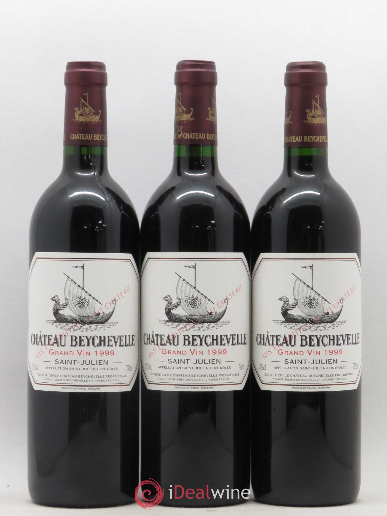 Château Beychevelle 4ème Grand Cru Classé 1999 - Lot de 12 bouteilles - 3