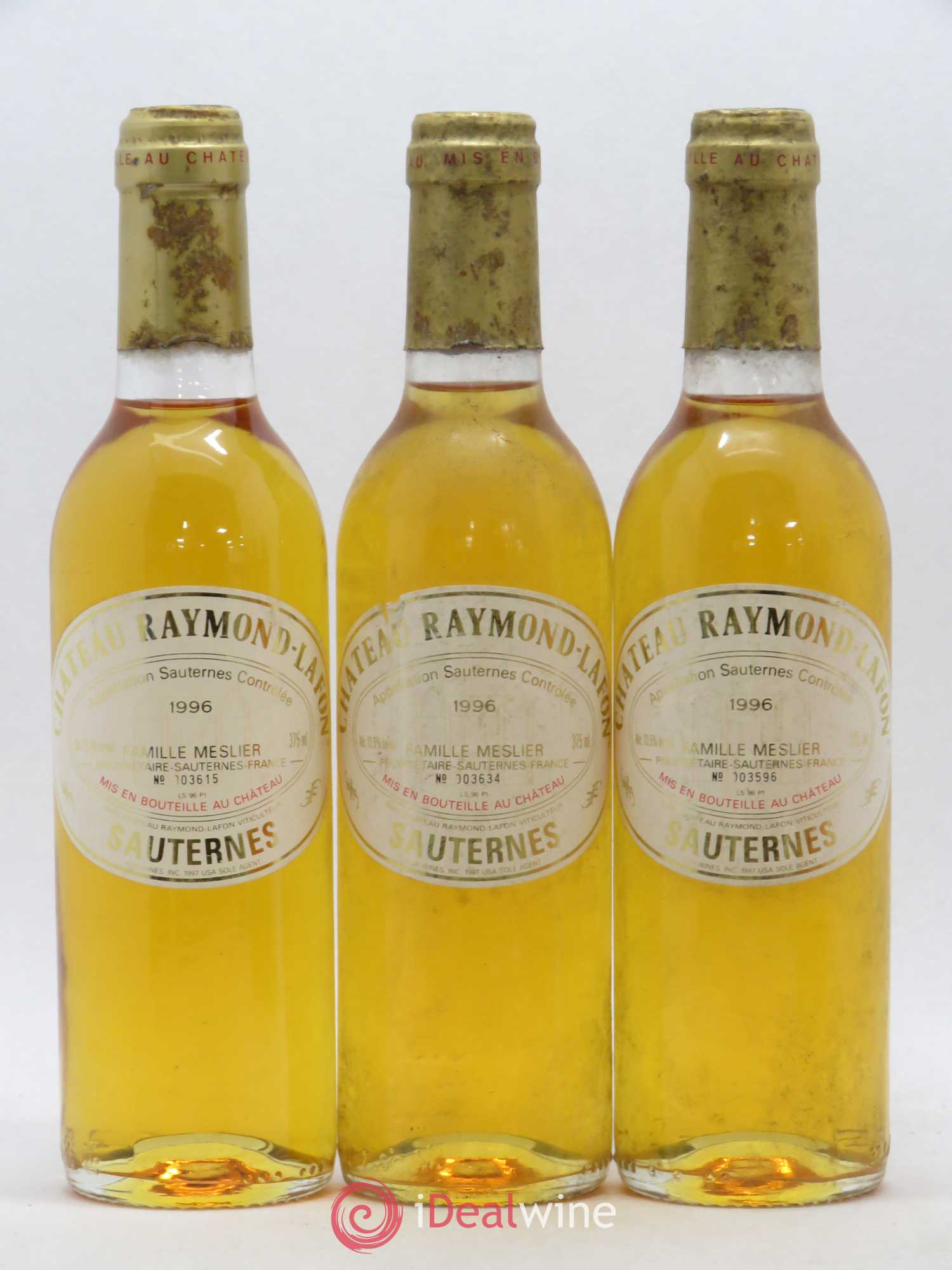 Château Raymond Lafon 1996 - Lot de 12 demi bouteilles - 2