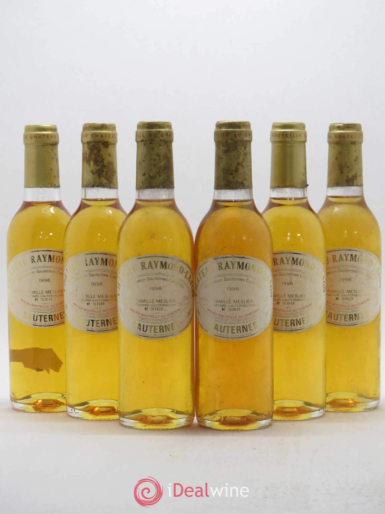 Château Raymond Lafon 1996 - Posten von 6 Demi-Flaschen - 0