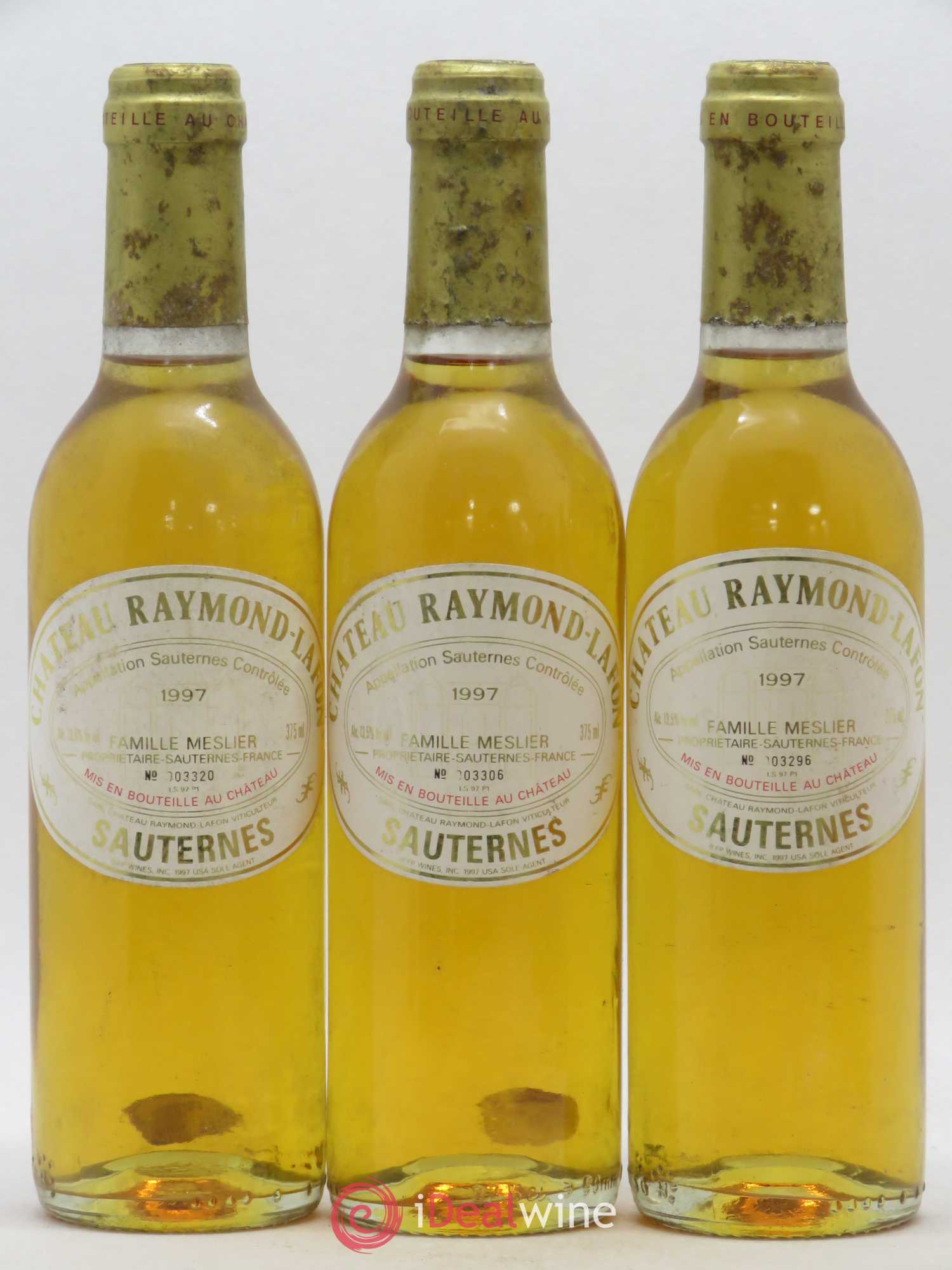 Château Raymond Lafon 1997 - Posten von 6 Demi-Flaschen - 1