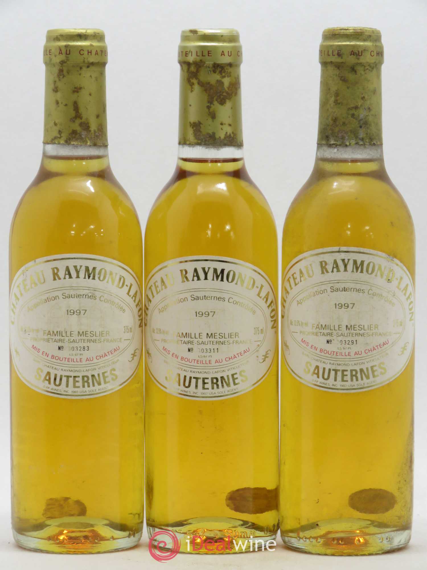 Château Raymond Lafon 1997 - Posten von 6 Demi-Flaschen - 2
