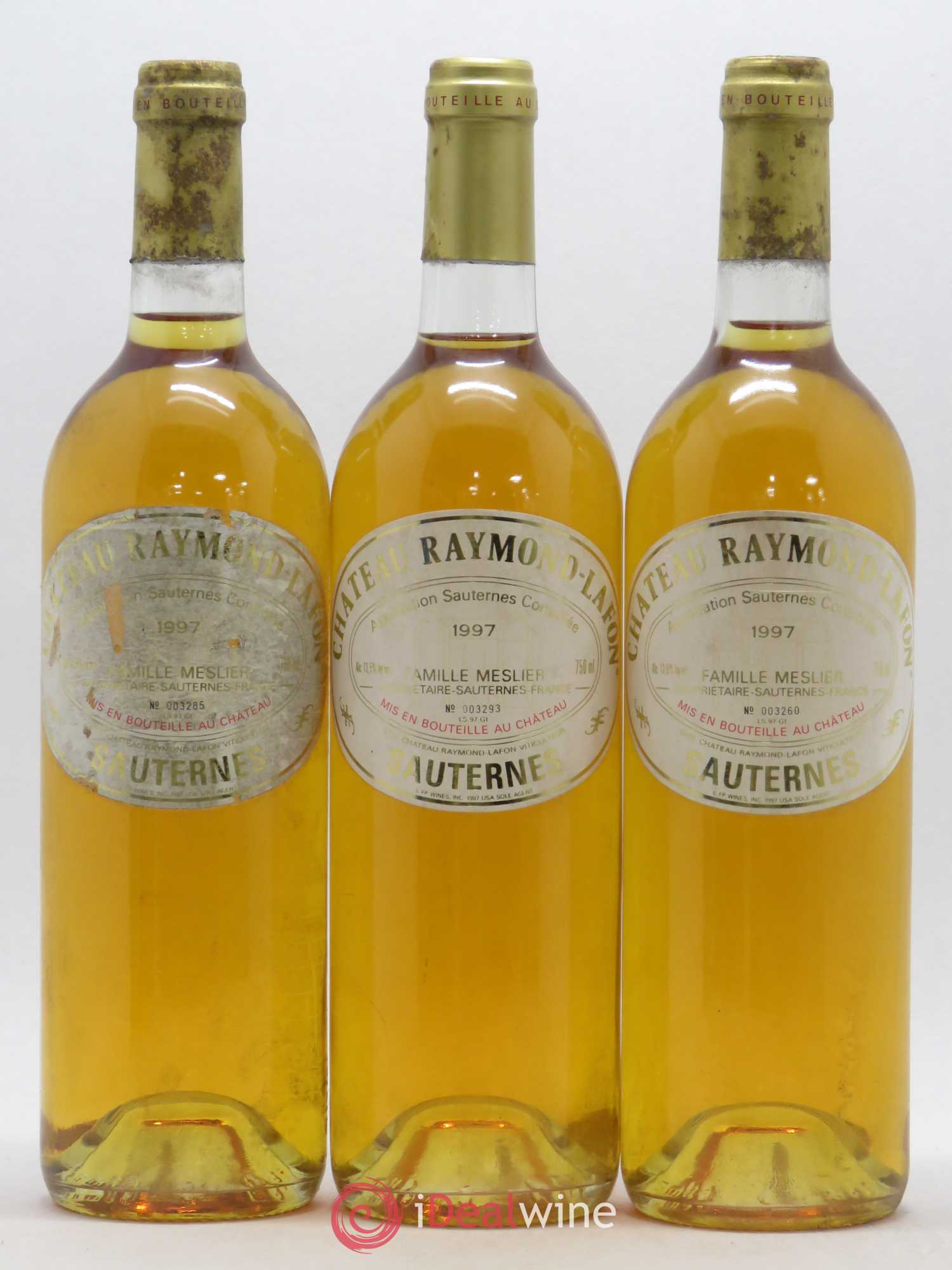Château Raymond Lafon 1997 - Lotto di 11 bottiglie - 1