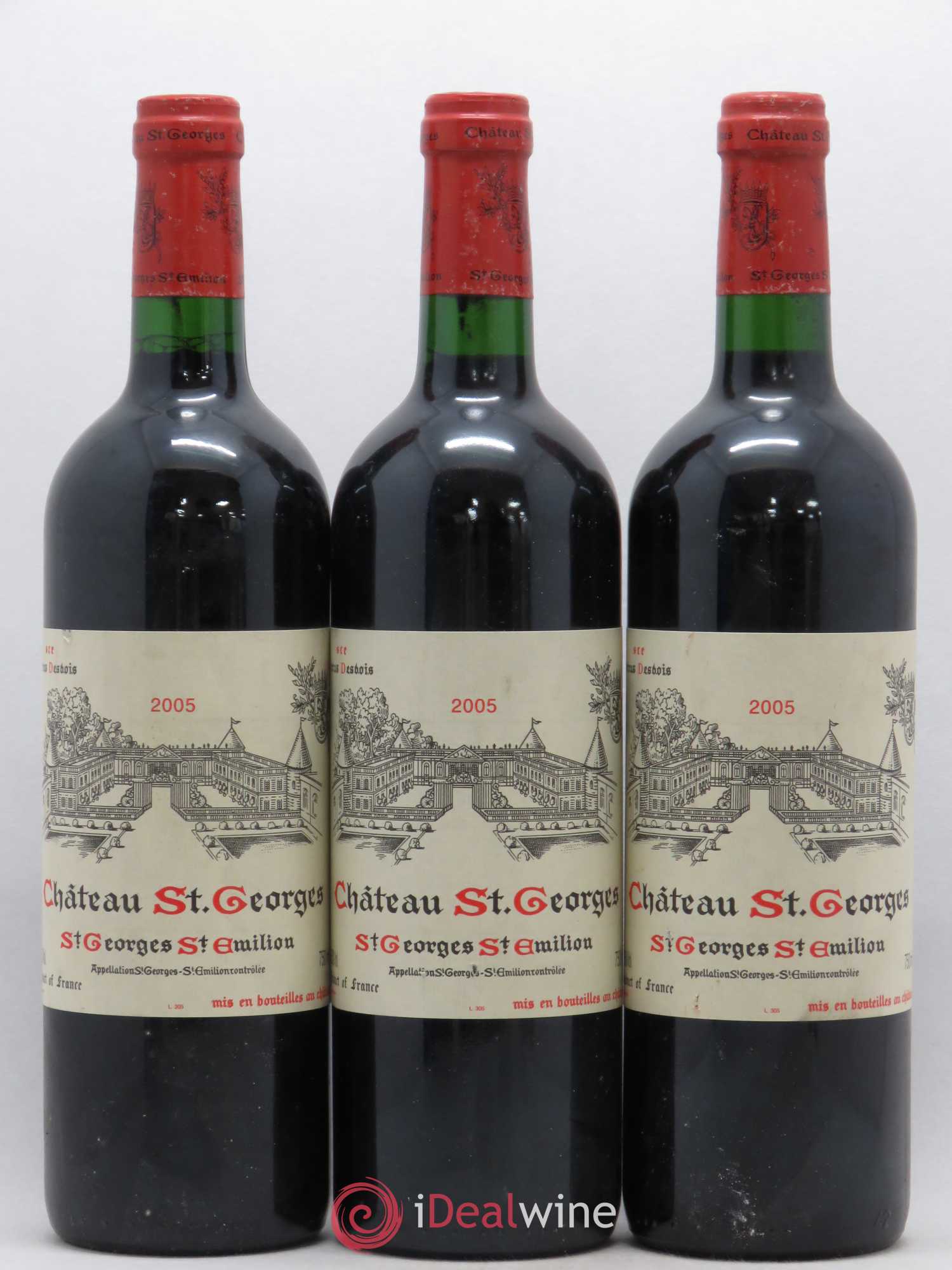 Château Saint-Georges 2005 - Lot de 3 bouteilles - 0