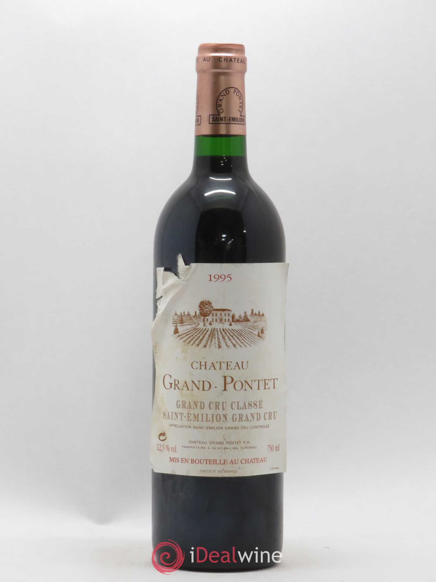 Château Grand Pontet Grand Cru Classé 1995 - Lot de 1 bouteille - 0