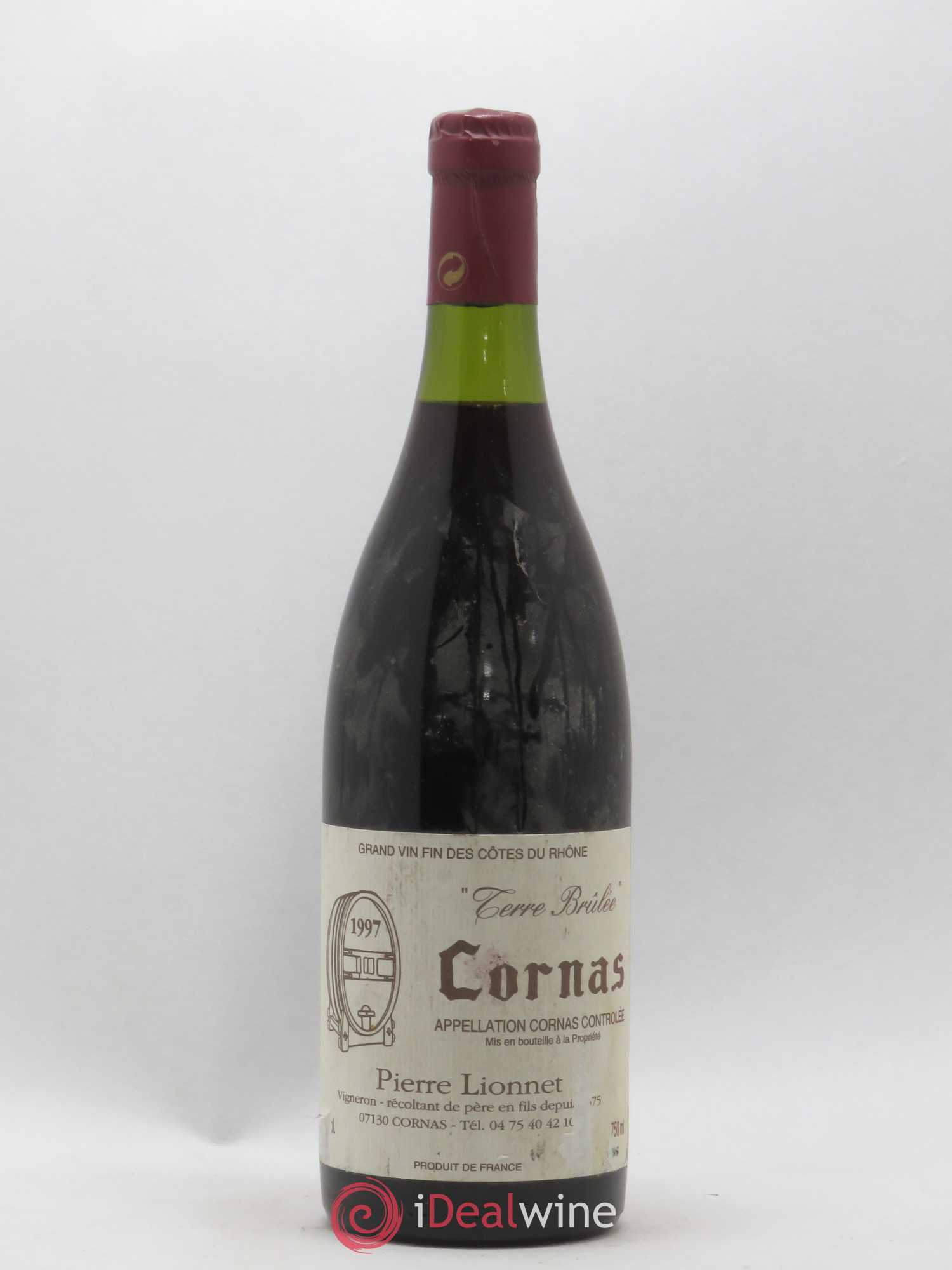 Cornas Terre Brûlée Pierre Lionnet 1997 - Posten von 1 Flasche - 0