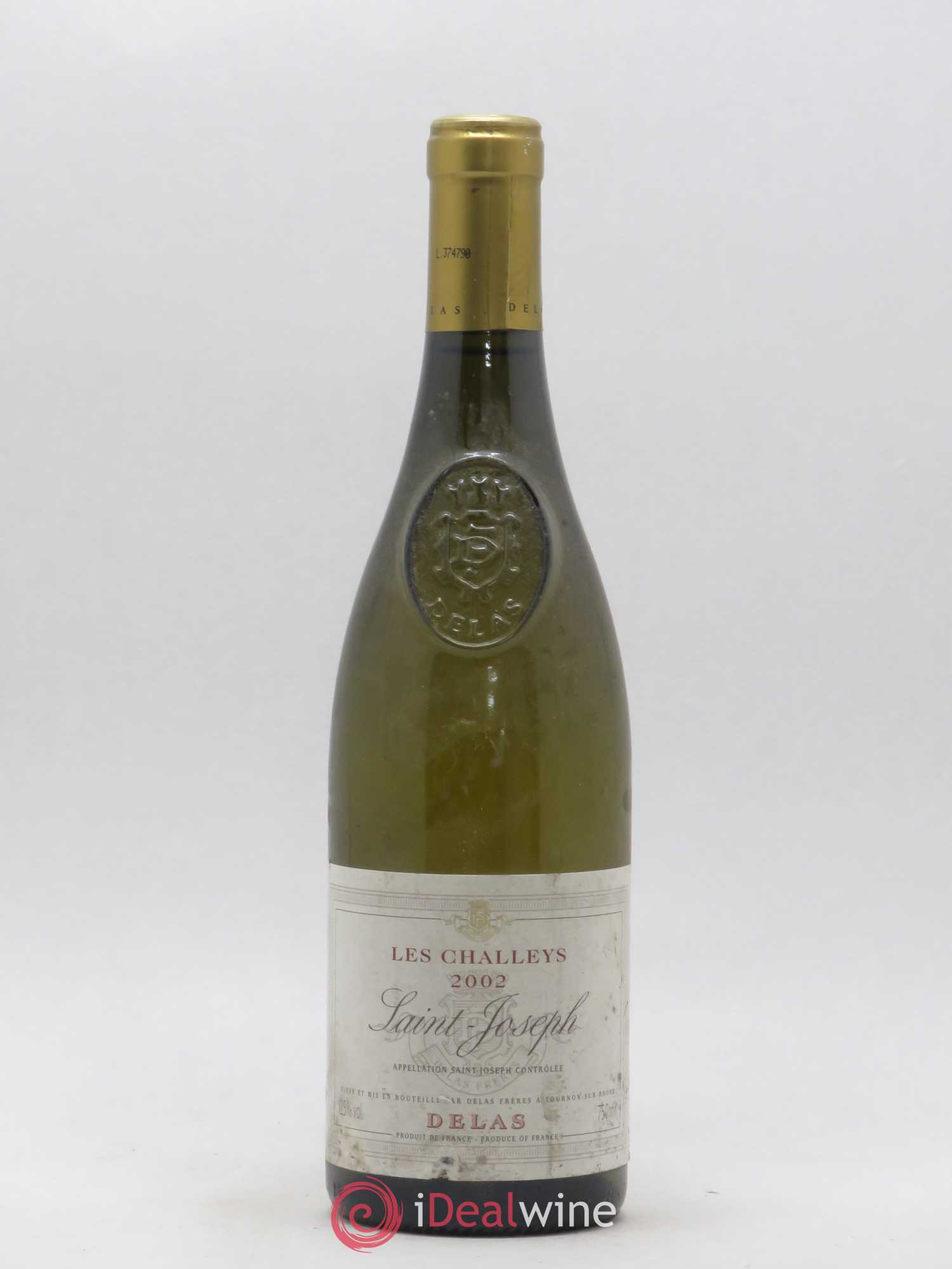 Saint-Joseph Les Challeys Delas (sans prix de réserve) 2002 - Posten von 1 Flasche - 0