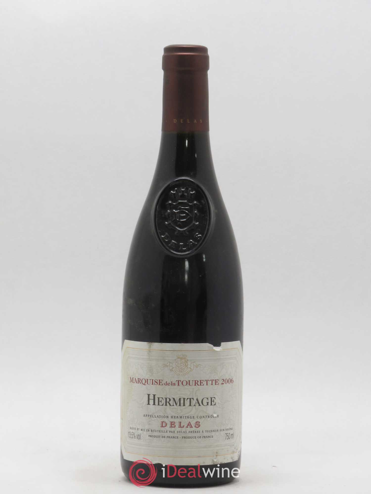 Hermitage Marquise de la Tourette Delas Frères 2006 - Lot de 1 bouteille - 0