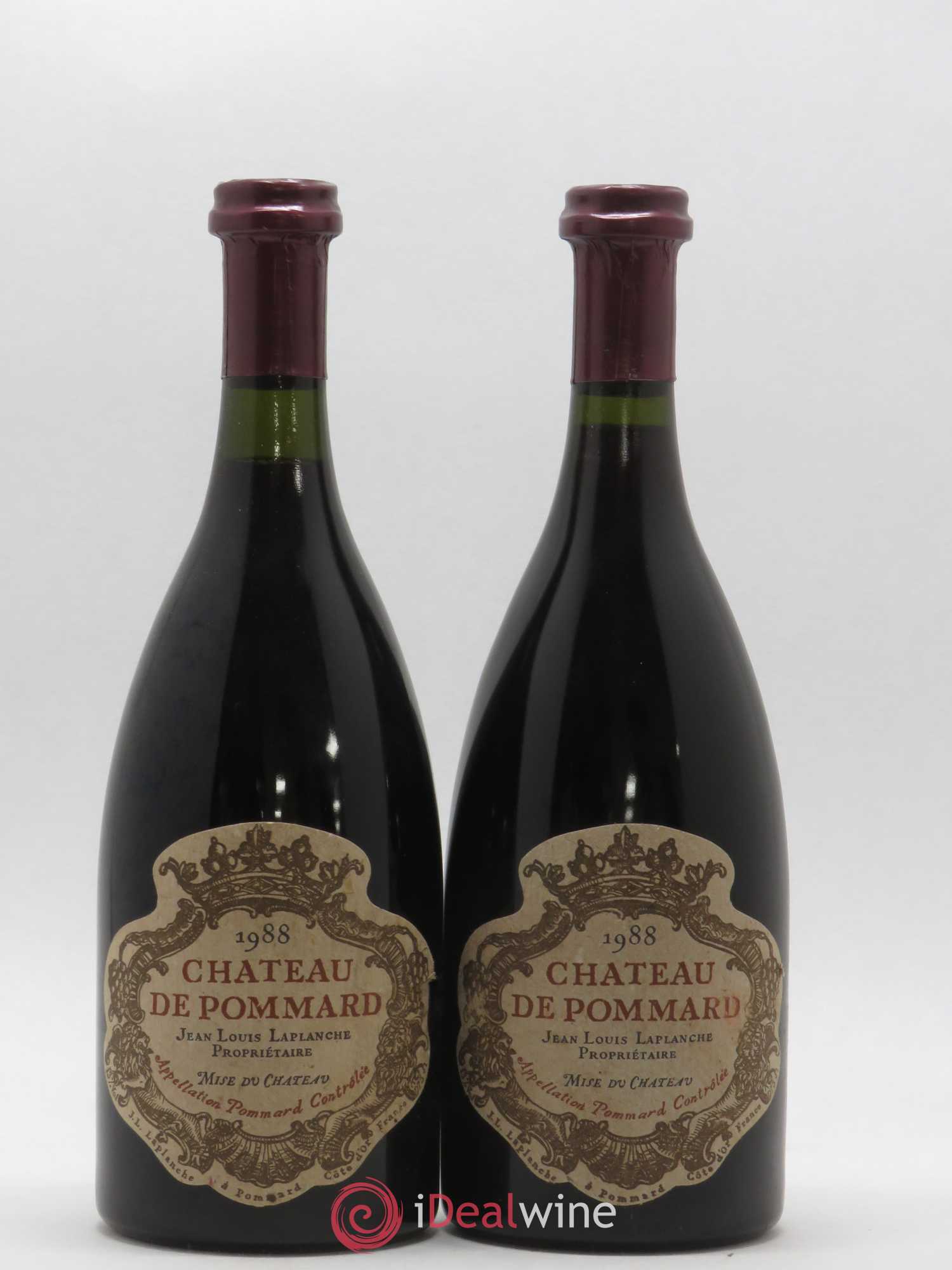 Pommard Château de Pommard 1988 - Lot de 2 bouteilles - 0