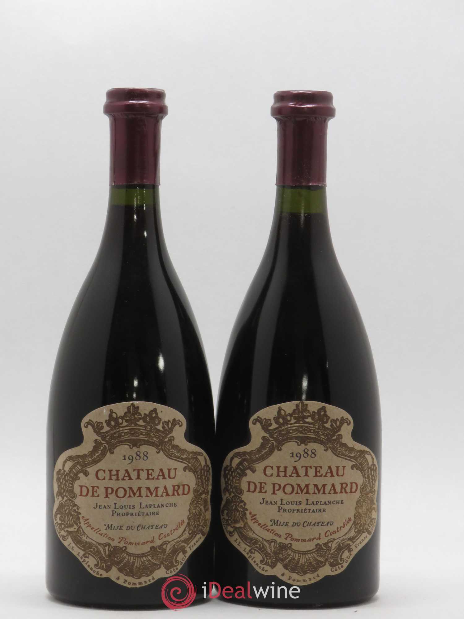 Pommard Château de Pommard 1988 - Lot de 2 bouteilles - 0