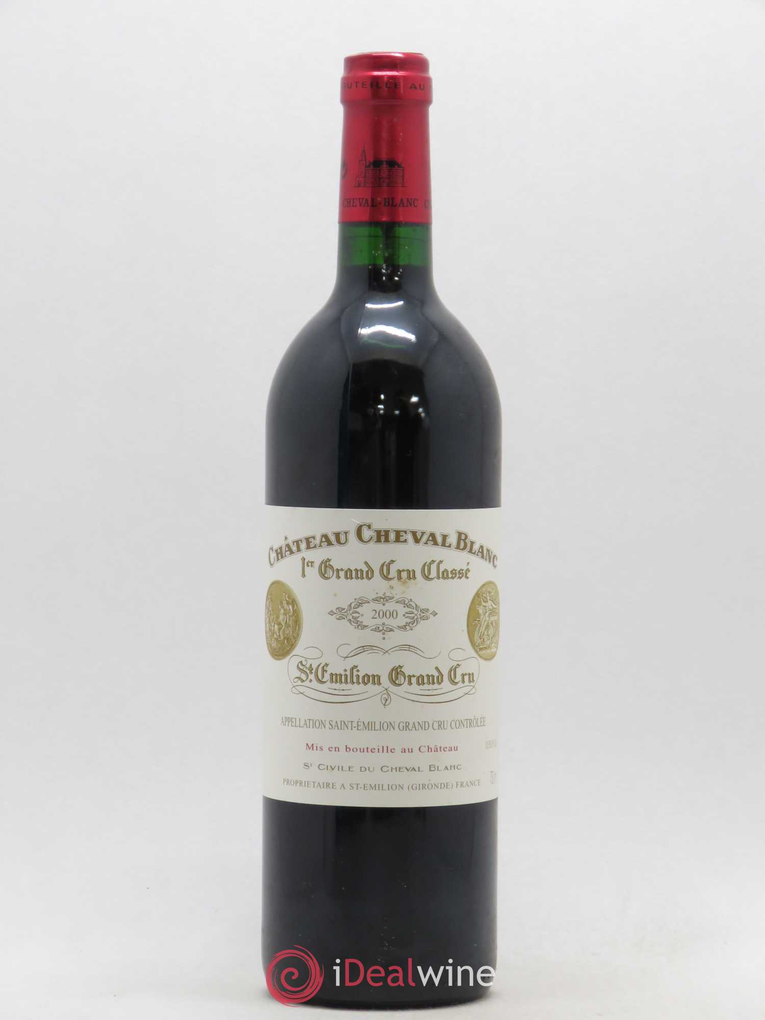 Château Cheval Blanc 1er Grand Cru Classé A 2000 - Lot de 1 bouteille - 0