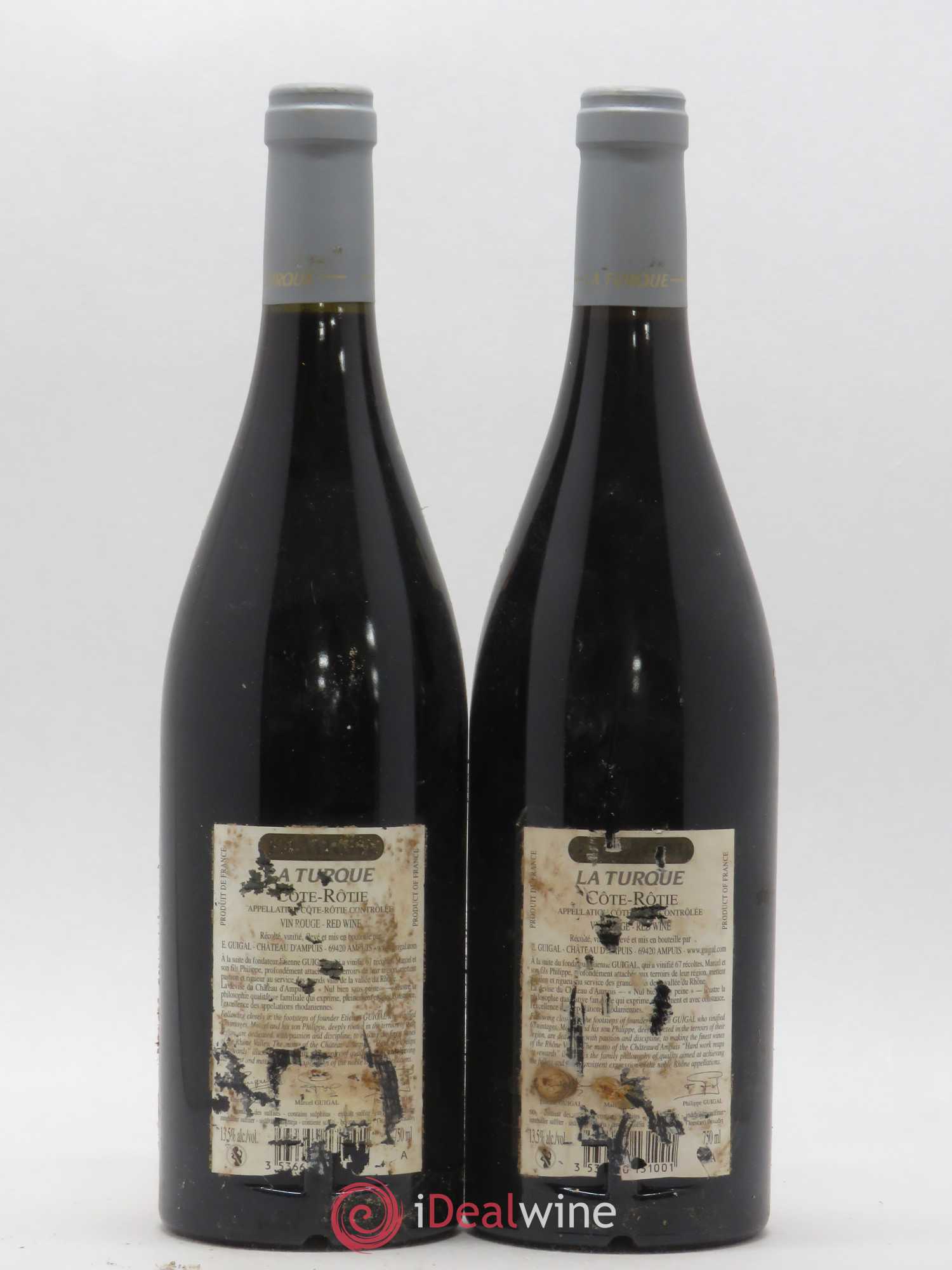 Côte-Rôtie La Turque Guigal 2012 - Lot de 2 bouteilles - 1