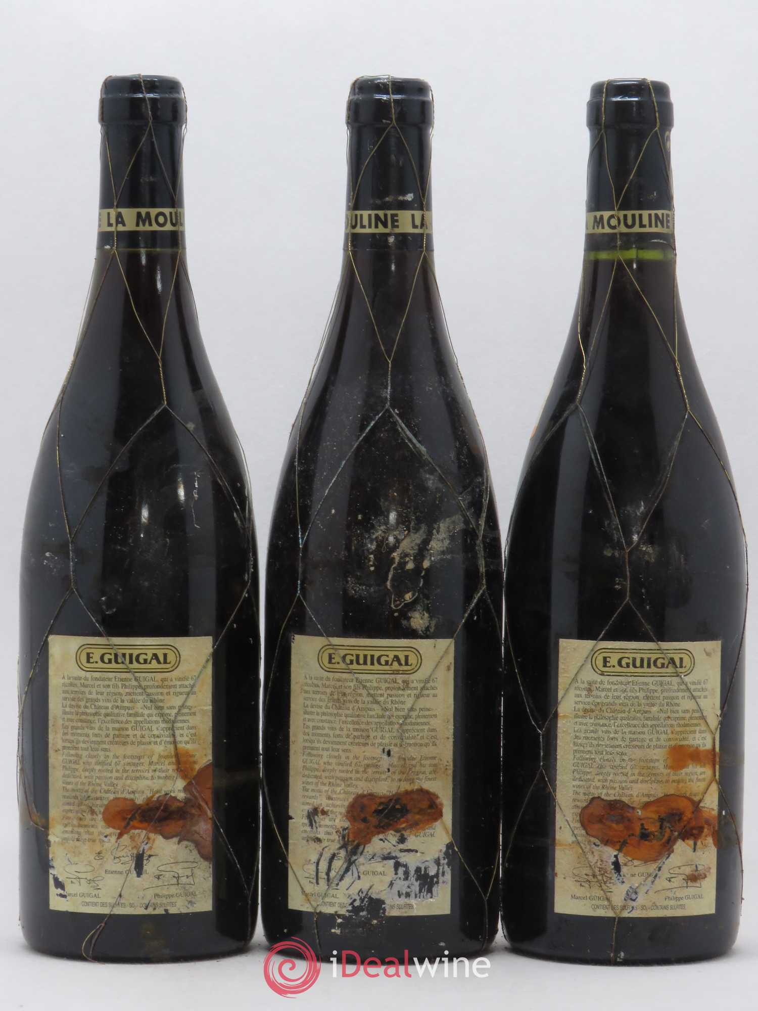 Côte-Rôtie La Mouline Guigal 2002 - Lot de 3 bouteilles - 1