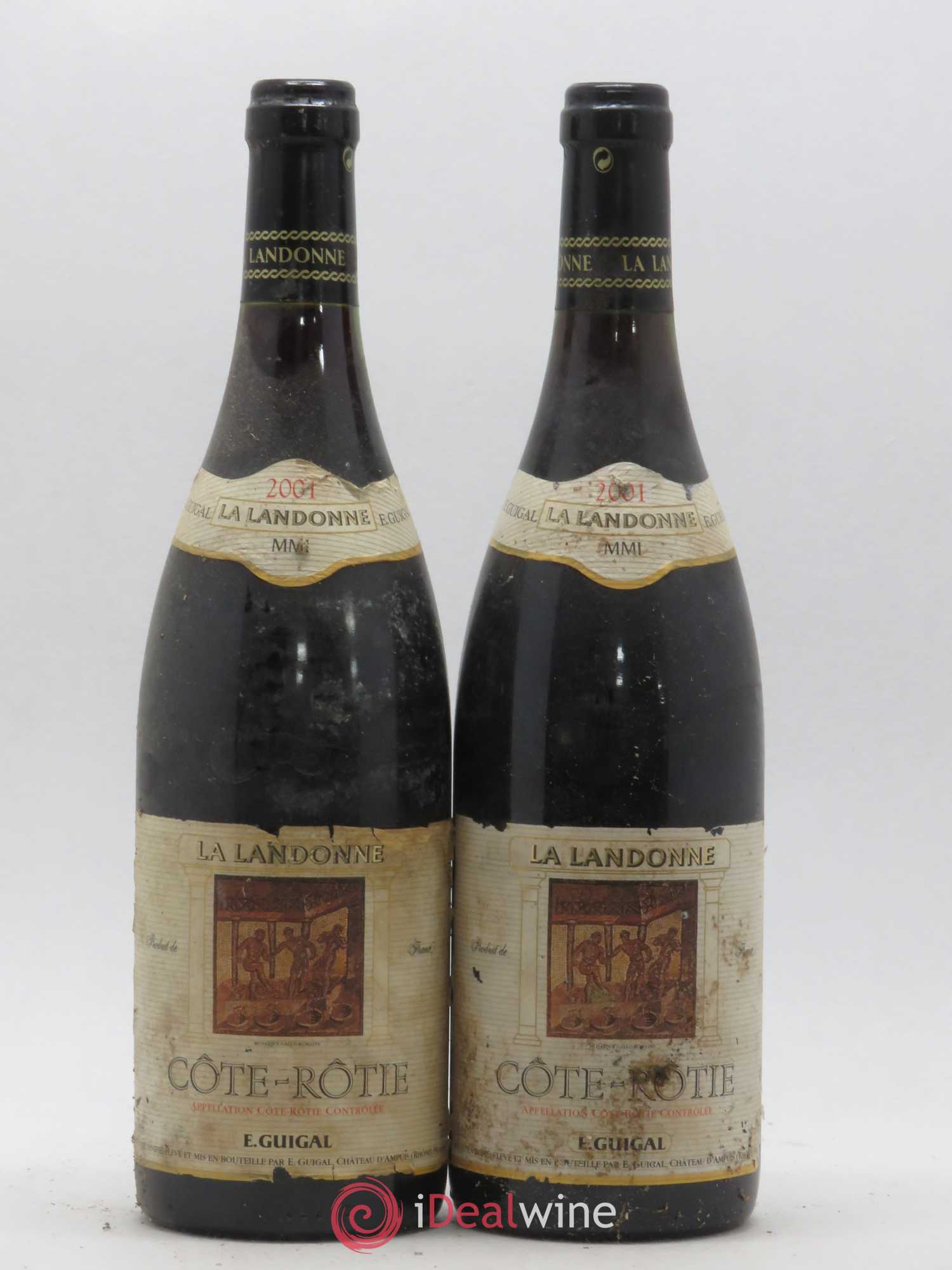Côte-Rôtie La Landonne Guigal 2001 - Lot de 2 bouteilles - 0