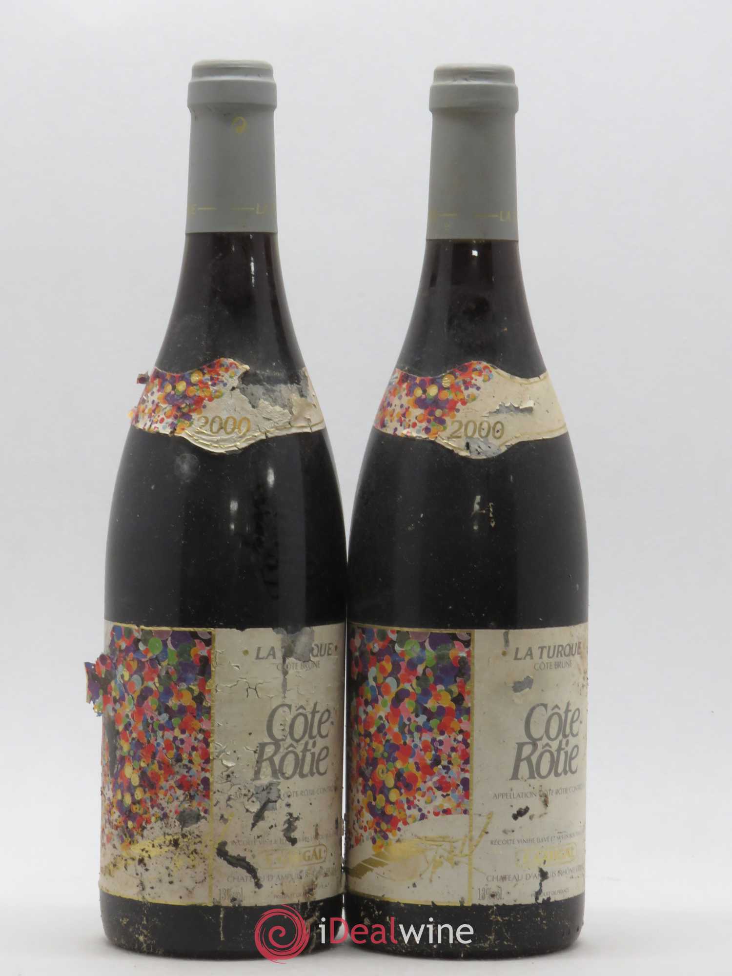 Côte-Rôtie La Turque Guigal 2000 - Lot de 2 bouteilles - 0