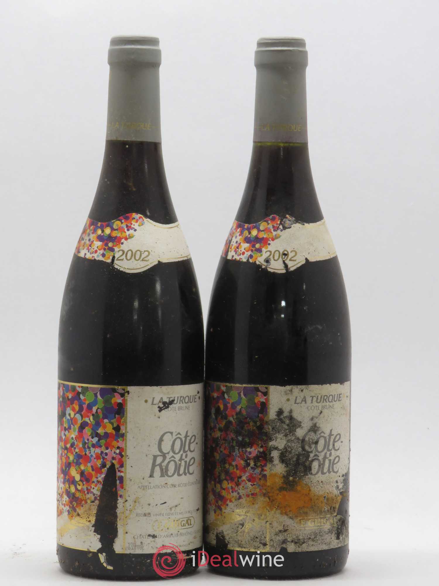 Côte-Rôtie La Turque Guigal 2002 - Lot de 2 bouteilles - 0