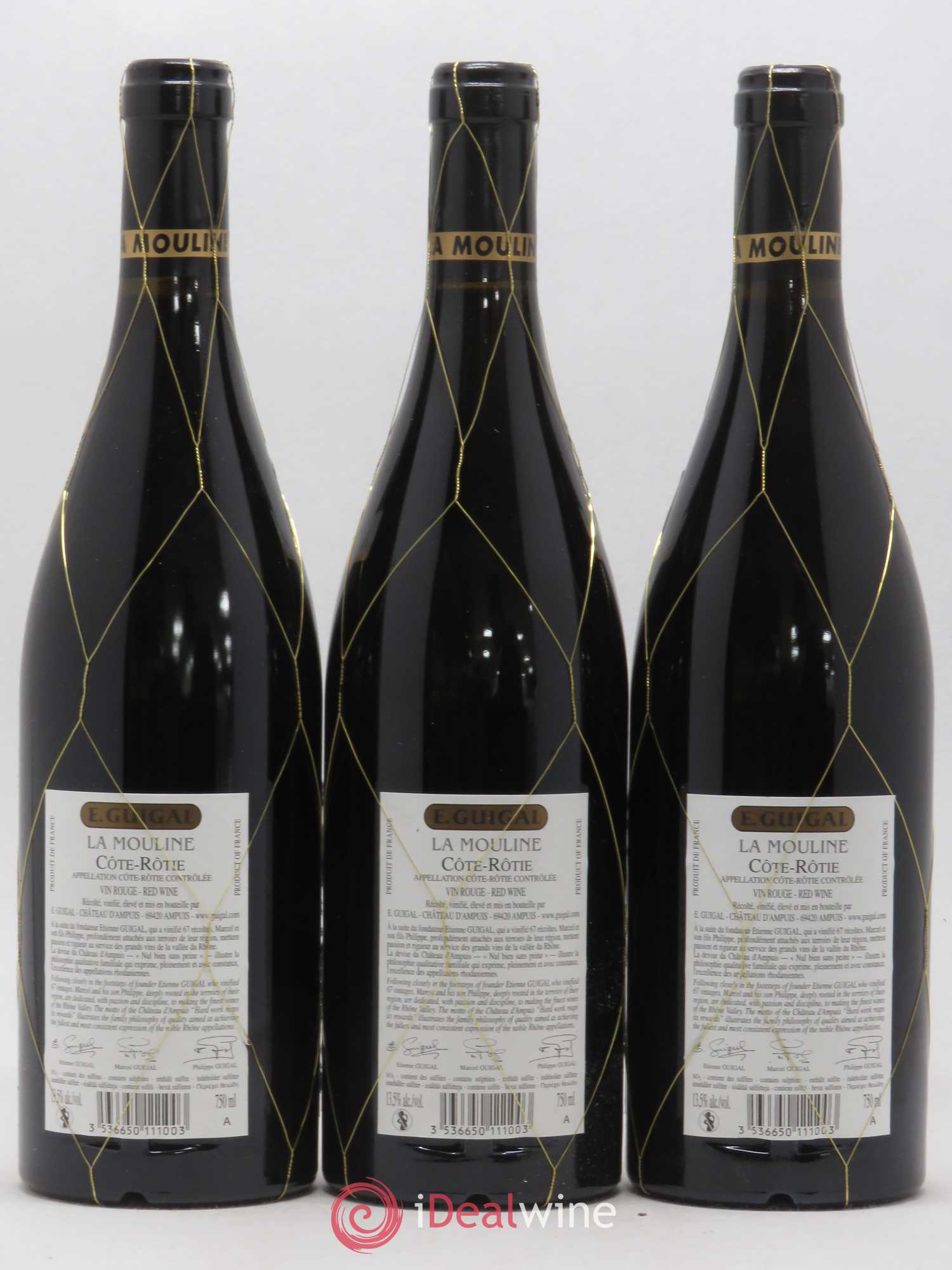 Côte-Rôtie La Mouline Guigal 2012 - Lot de 3 bouteilles - 1