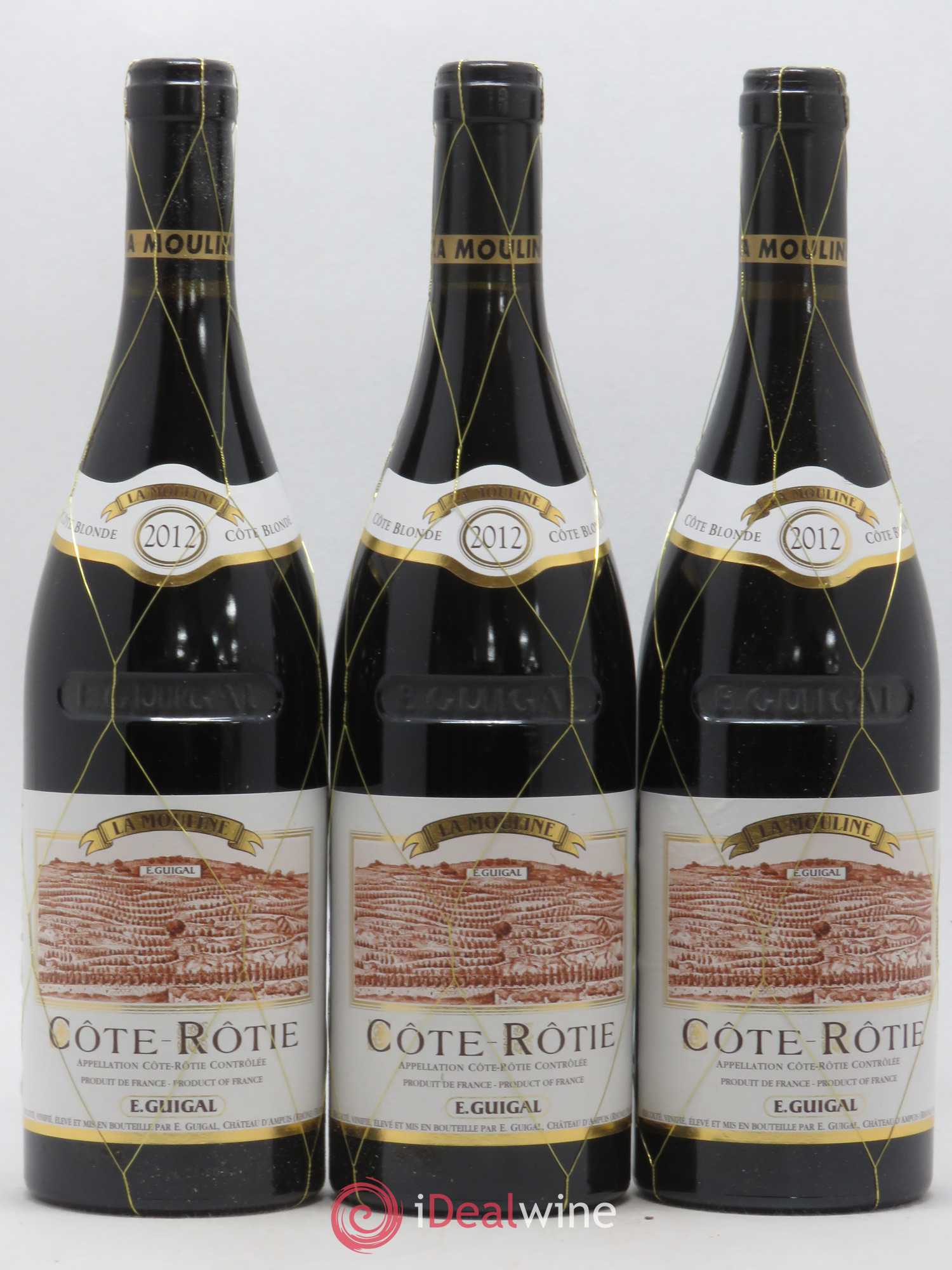 Côte-Rôtie La Mouline Guigal 2012 - Lot de 3 bouteilles - 0