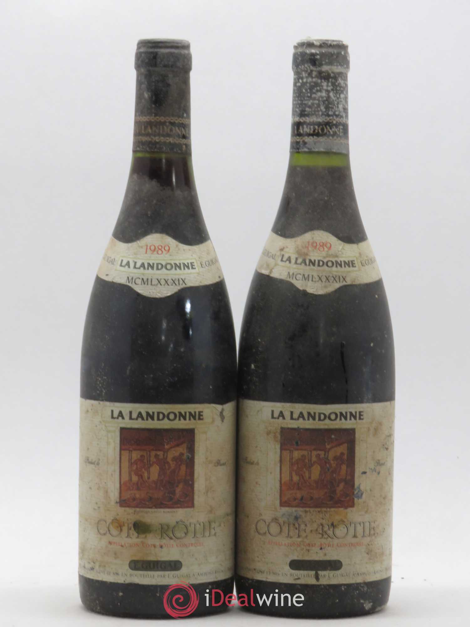 Côte-Rôtie La Landonne Guigal 1989 - Lot de 2 bouteilles - 0