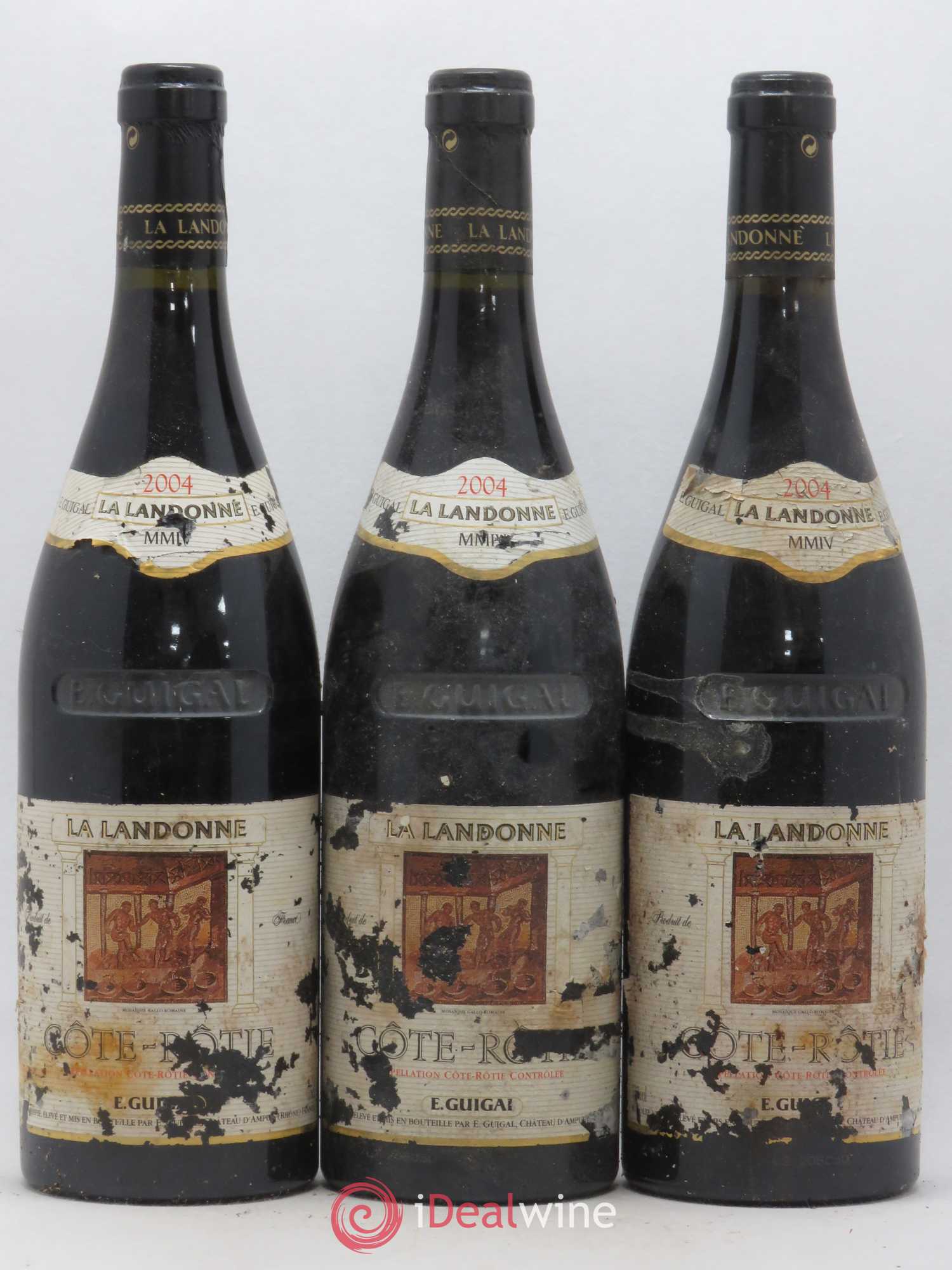 Côte-Rôtie La Landonne Guigal 2004 - Lot de 3 bouteilles - 0
