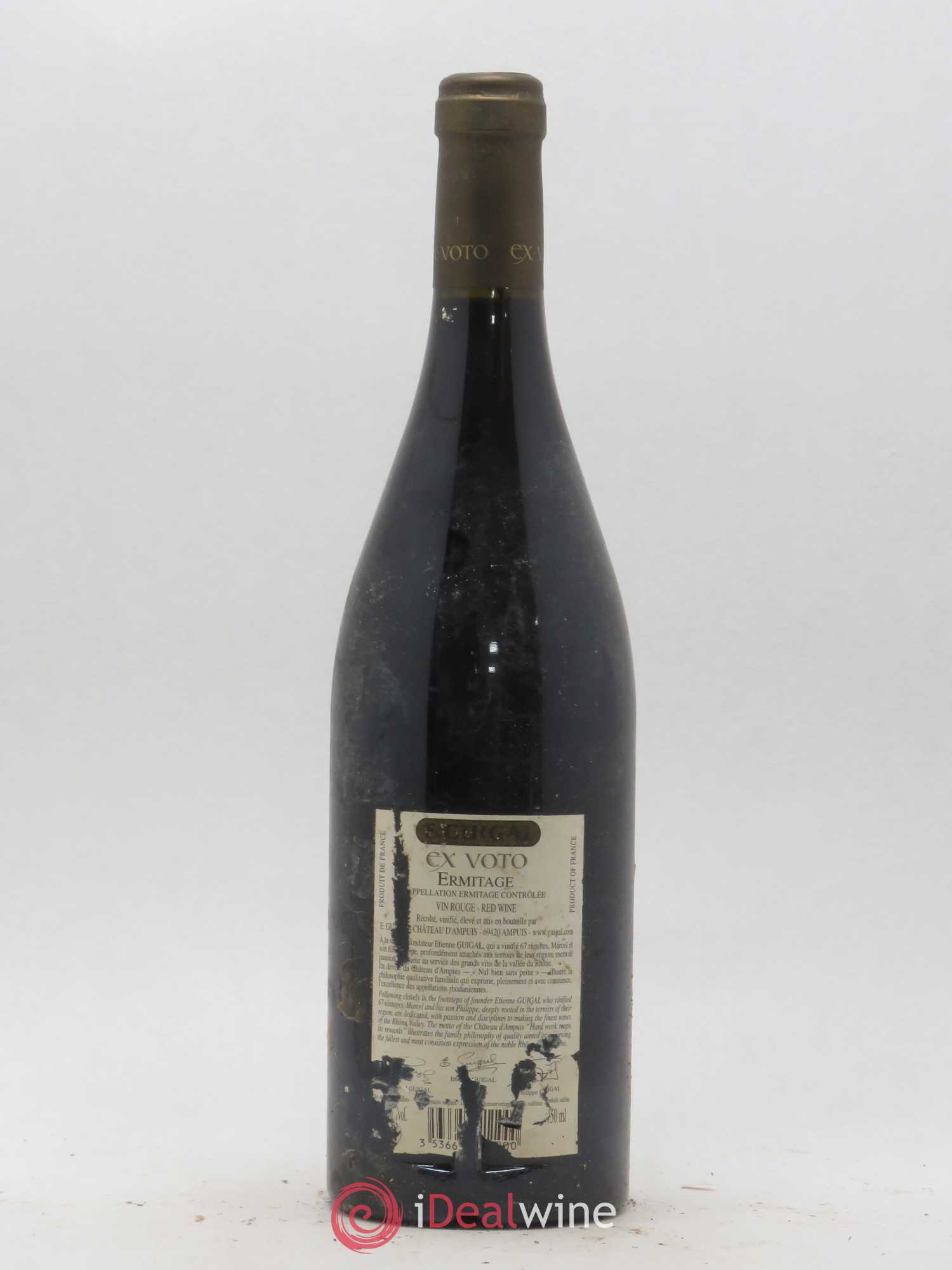 Ermitage Ex Voto Guigal 2005 - Lot de 1 bouteille - 1