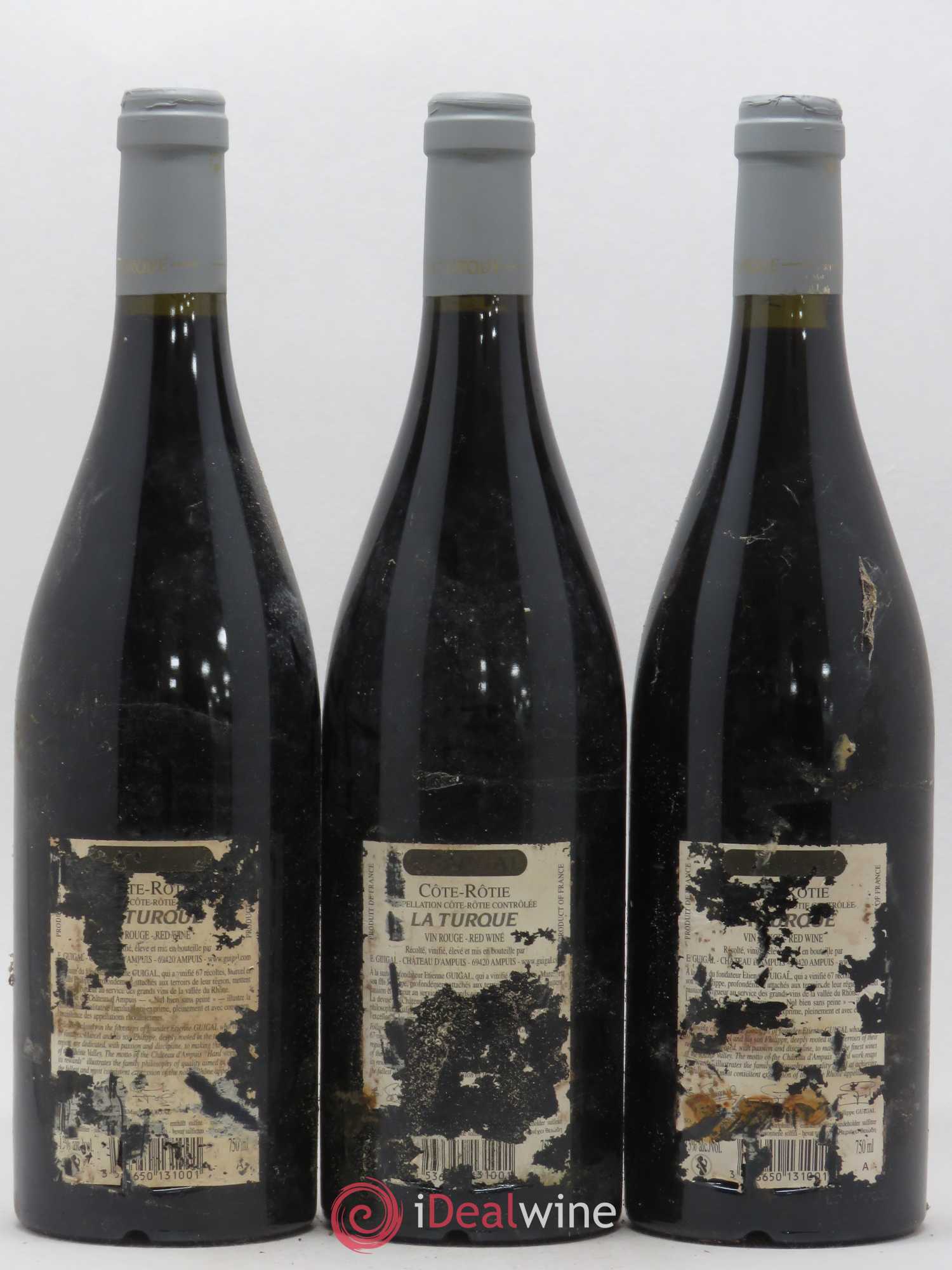 Côte-Rôtie La Turque Guigal 2009 - Lot de 3 bouteilles - 1