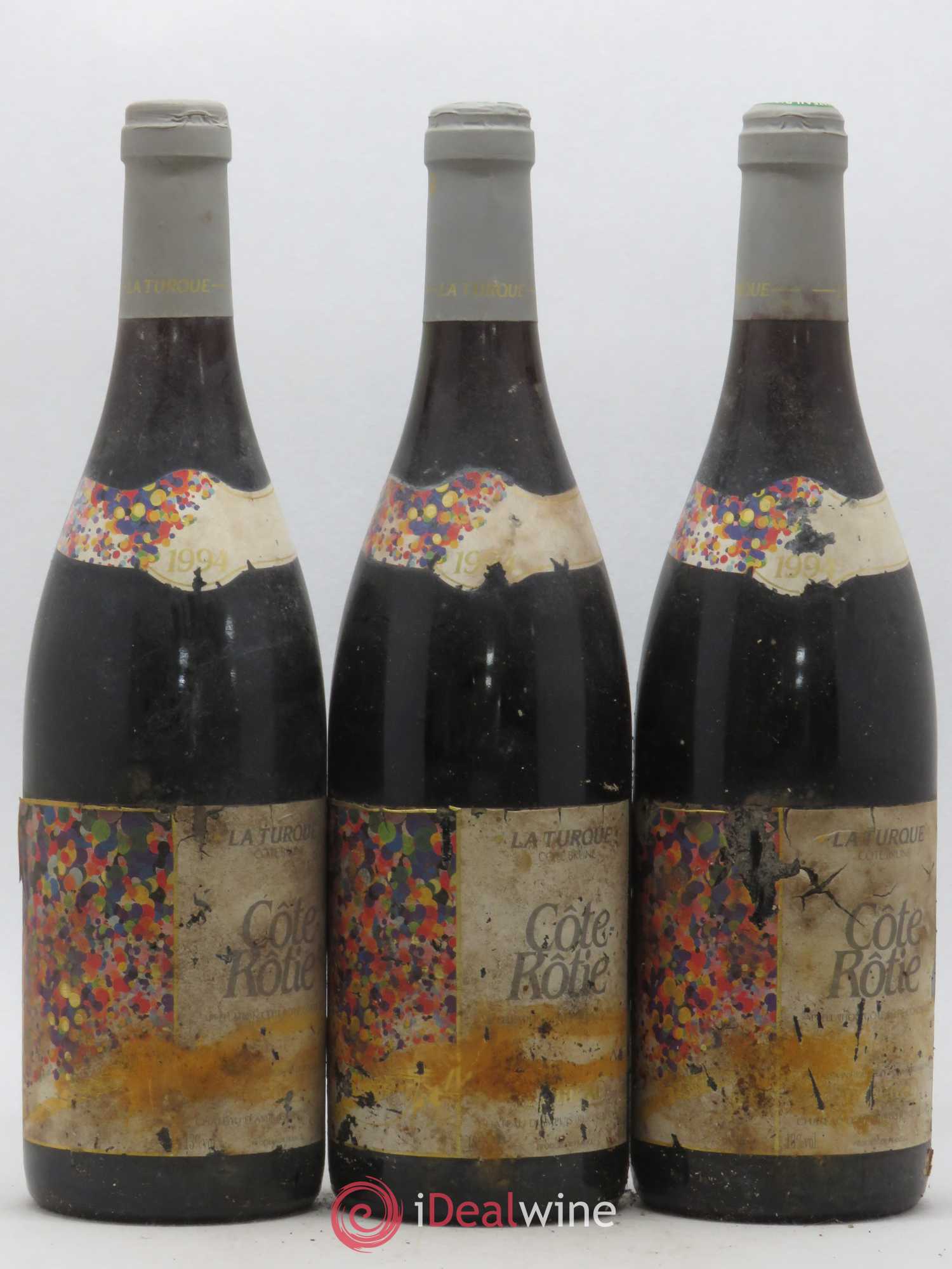 Côte-Rôtie La Turque Guigal 1994 - Lot de 3 bouteilles - 0
