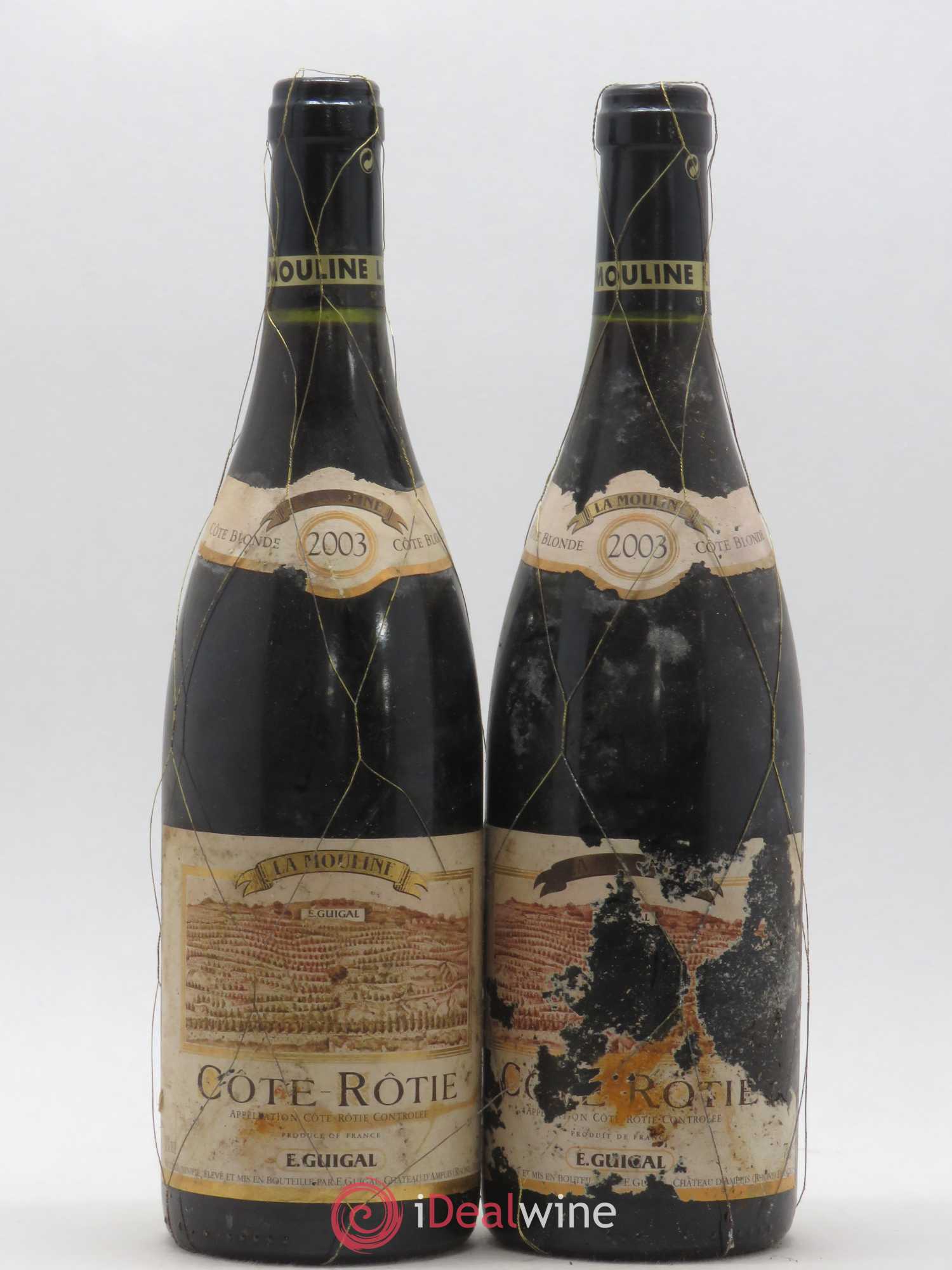Côte-Rôtie La Mouline Guigal 2003 - Lot de 2 bouteilles - 0