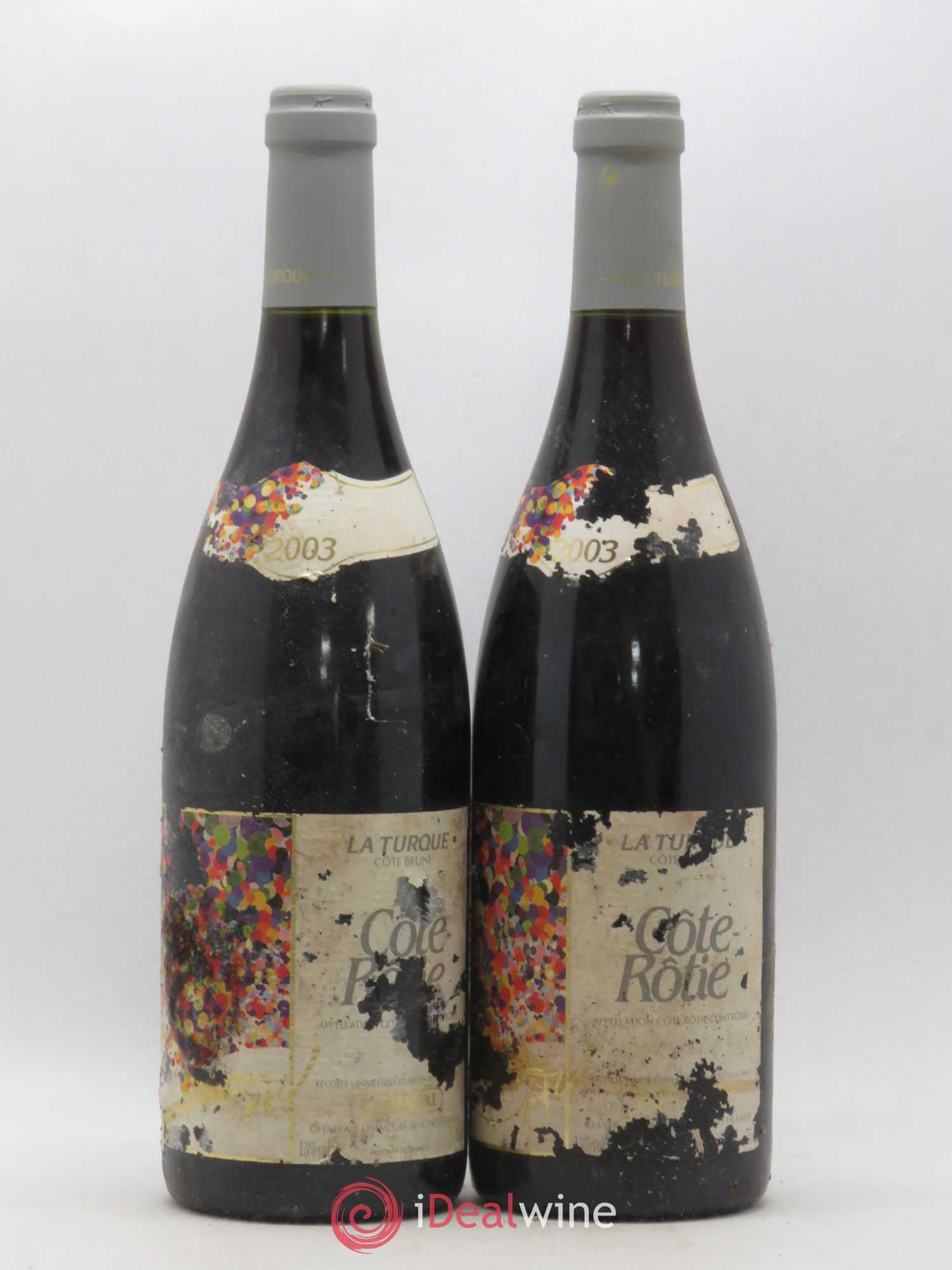Côte-Rôtie La Turque Guigal 2003 - Lot de 2 bouteilles - 0