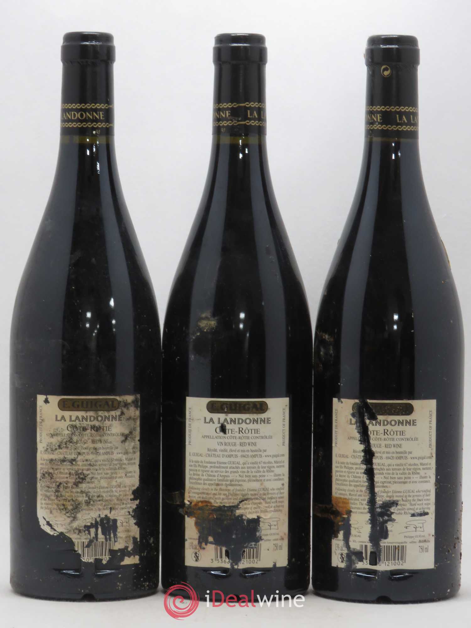Côte-Rôtie La Landonne Guigal 2005 - Lot de 3 bouteilles - 1