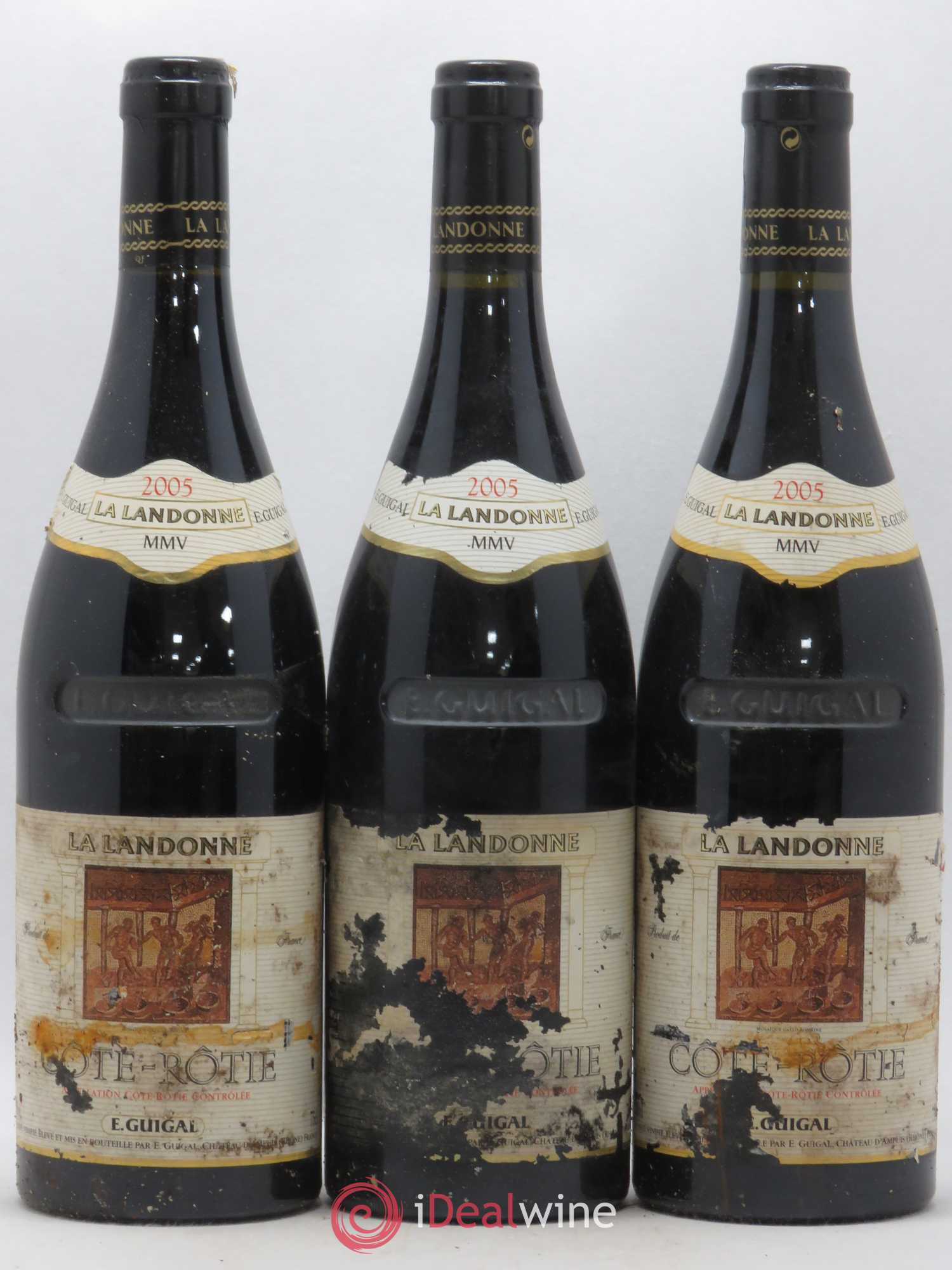 Côte-Rôtie La Landonne Guigal 2005 - Lot de 3 bouteilles - 0