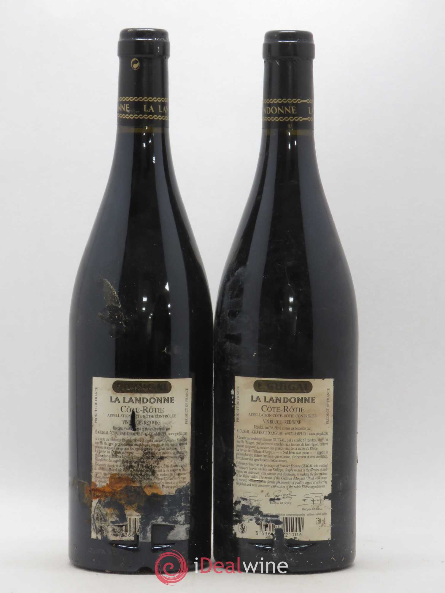 Côte-Rôtie La Landonne Guigal 2005 - Lot de 2 bouteilles - 1
