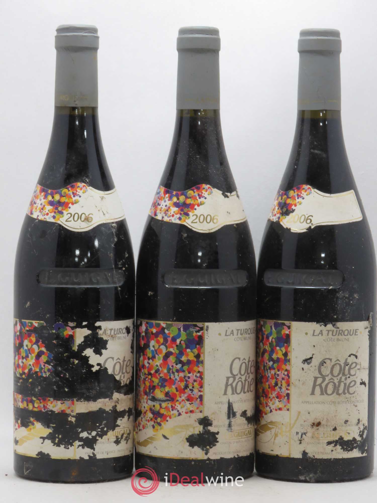 Côte-Rôtie La Turque Guigal 2006 - Lot de 3 bouteilles - 0