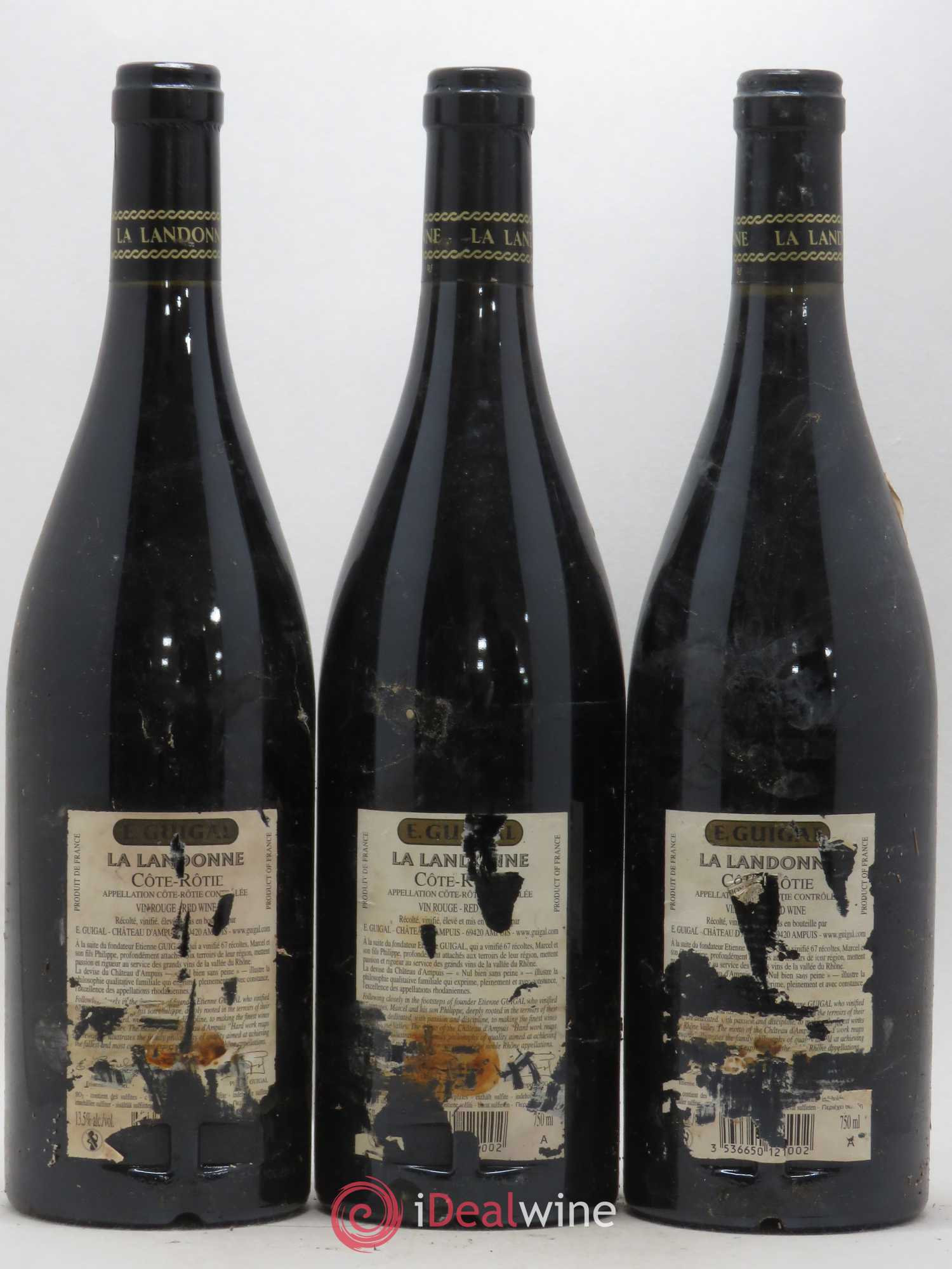 Côte-Rôtie La Landonne Guigal 2006 - Lot de 3 bouteilles - 1