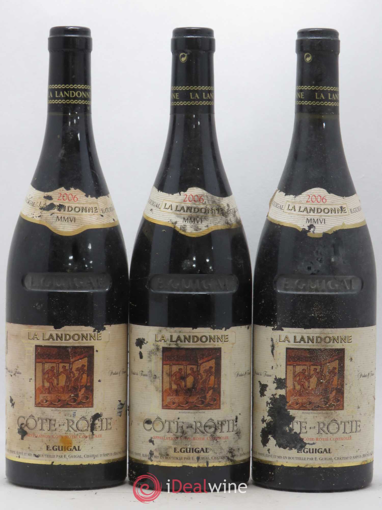 Côte-Rôtie La Landonne Guigal 2006 - Lot de 3 bouteilles - 0