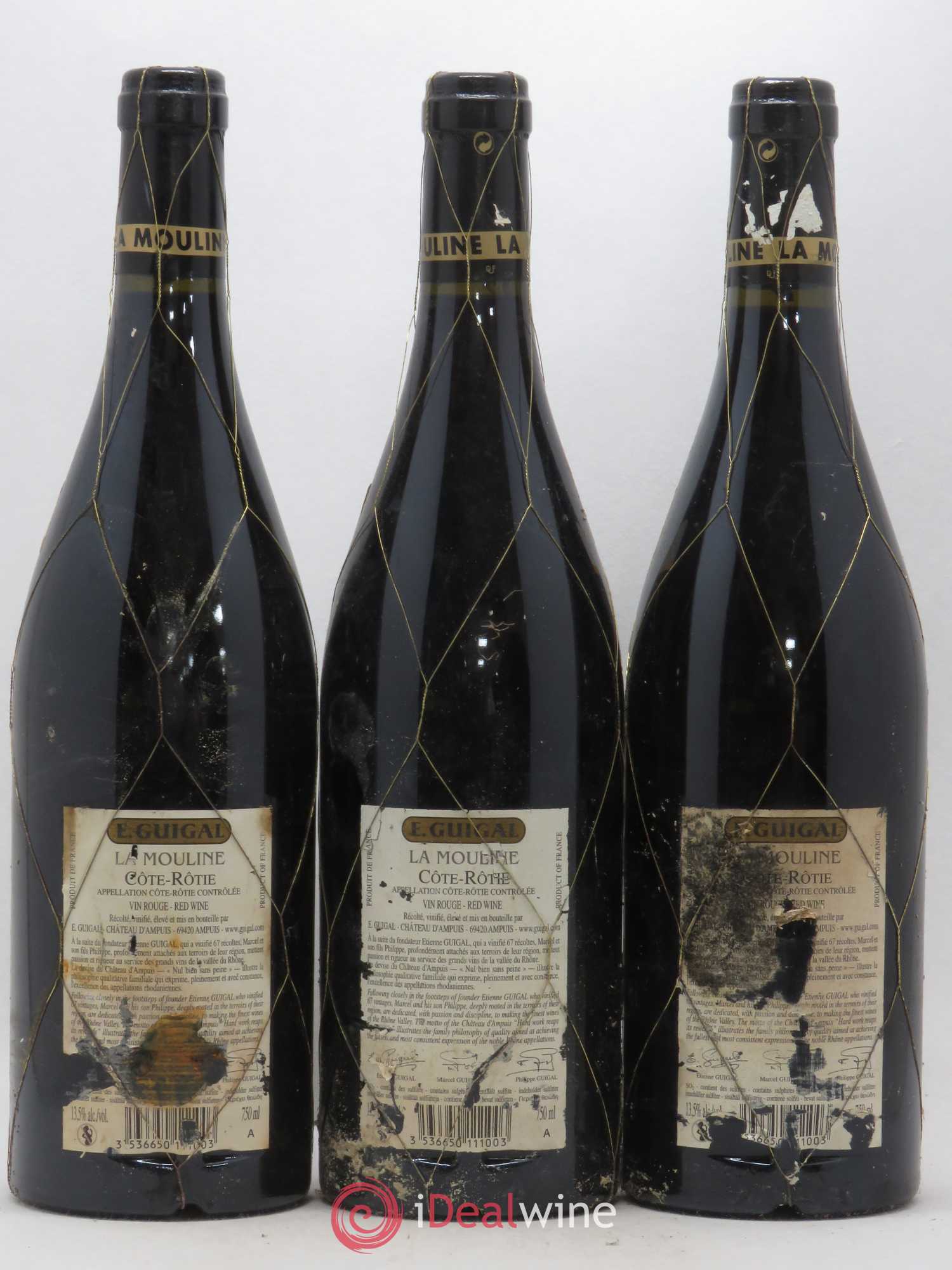Côte-Rôtie La Mouline Guigal 2006 - Lot de 3 bouteilles - 1
