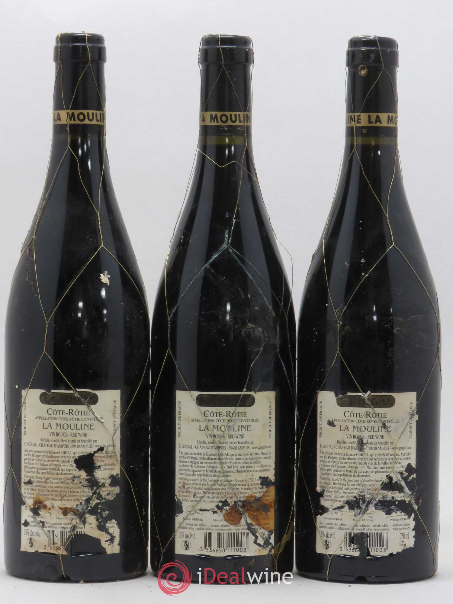 Côte-Rôtie La Mouline Guigal 2009 - Lot de 3 bouteilles - 1