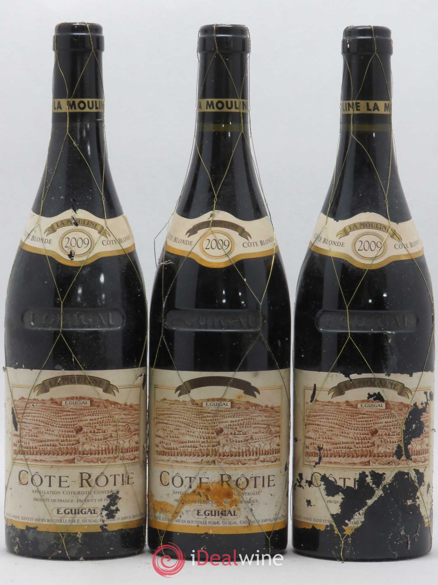 Côte-Rôtie La Mouline Guigal 2009 - Lot de 3 bouteilles - 0