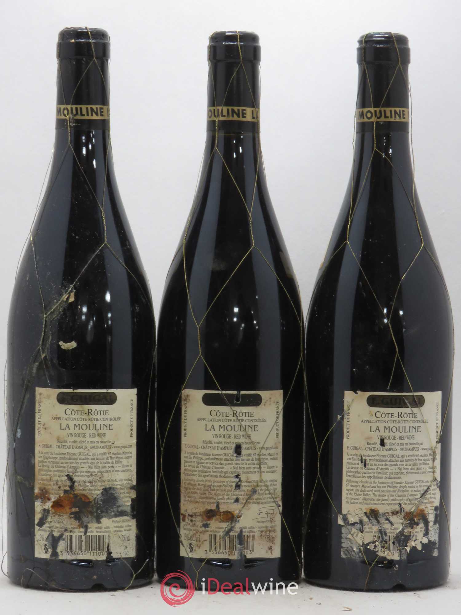 Côte-Rôtie La Mouline Guigal 2007 - Lot de 3 bouteilles - 1