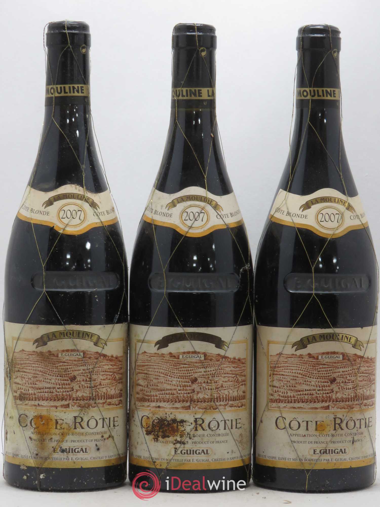 Côte-Rôtie La Mouline Guigal 2007 - Lot de 3 bouteilles - 0