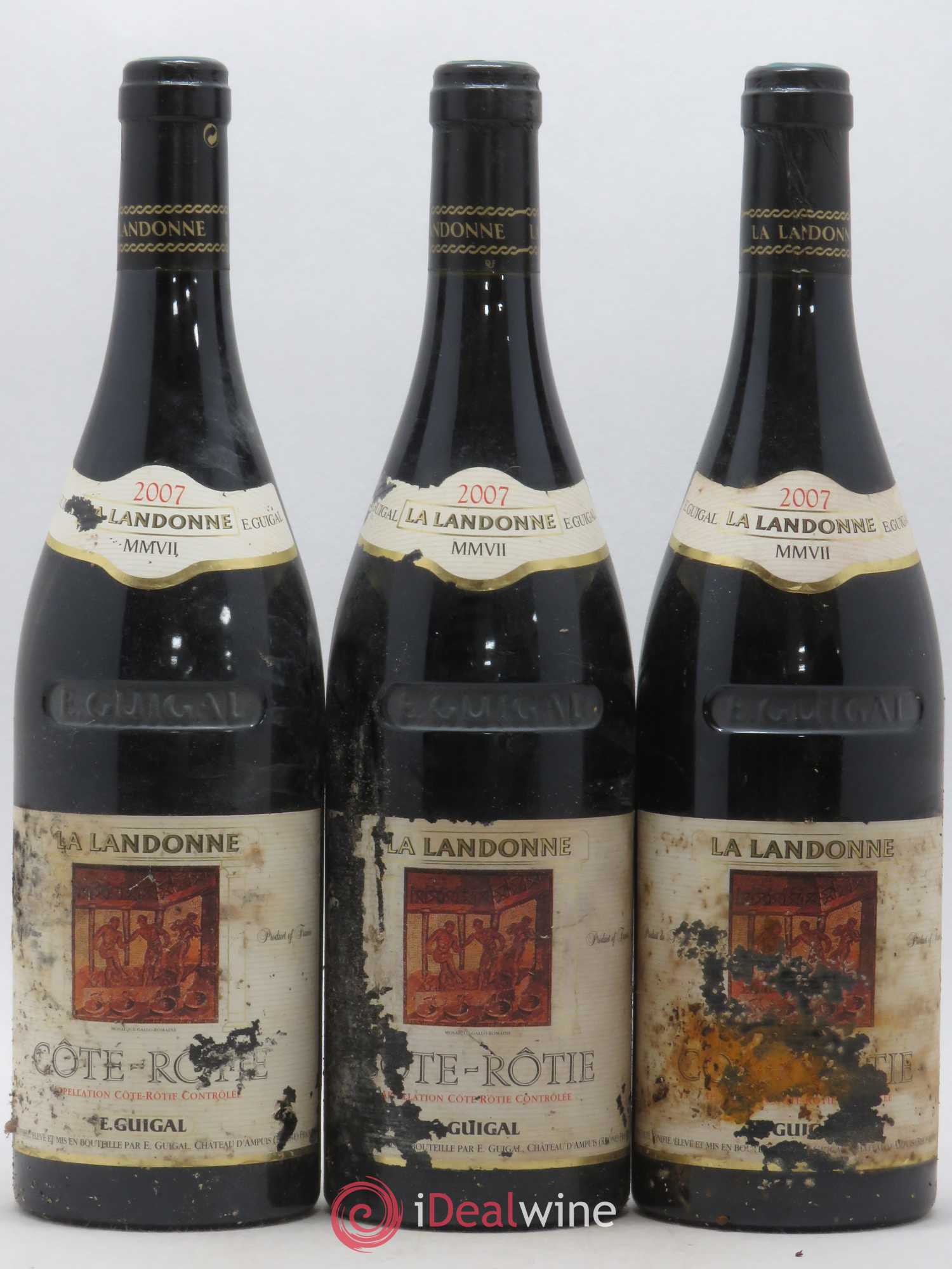 Côte-Rôtie La Landonne Guigal 2007 - Lot de 3 bouteilles - 0