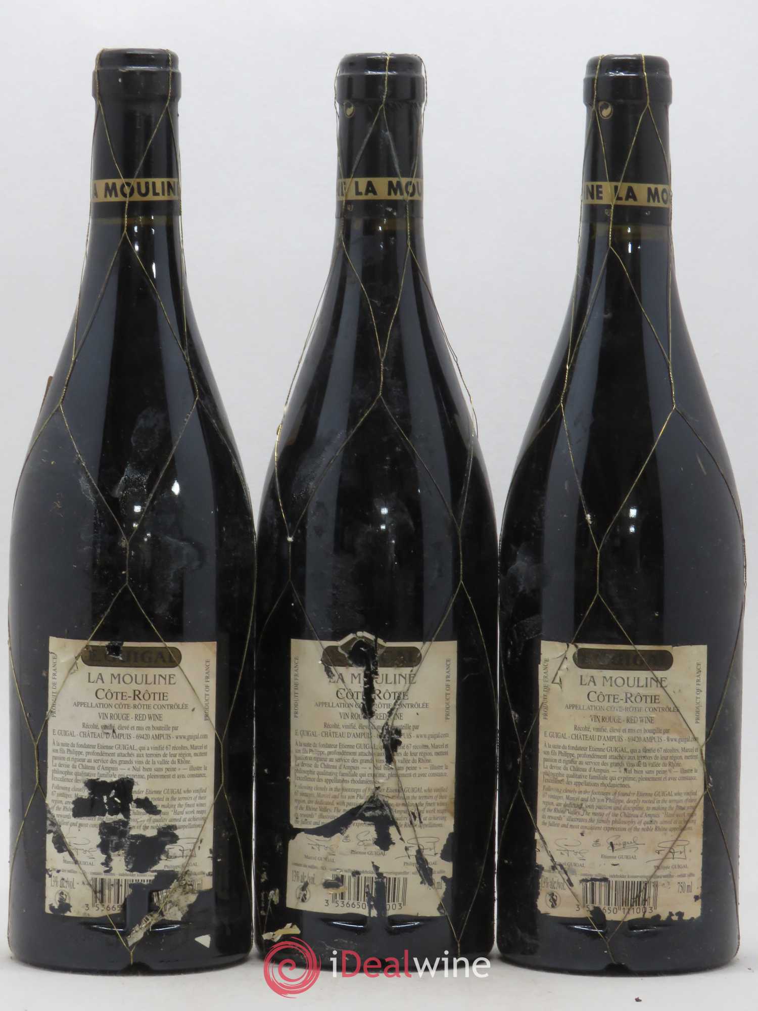 Côte-Rôtie La Mouline Guigal 2005 - Lot de 3 bouteilles - 1